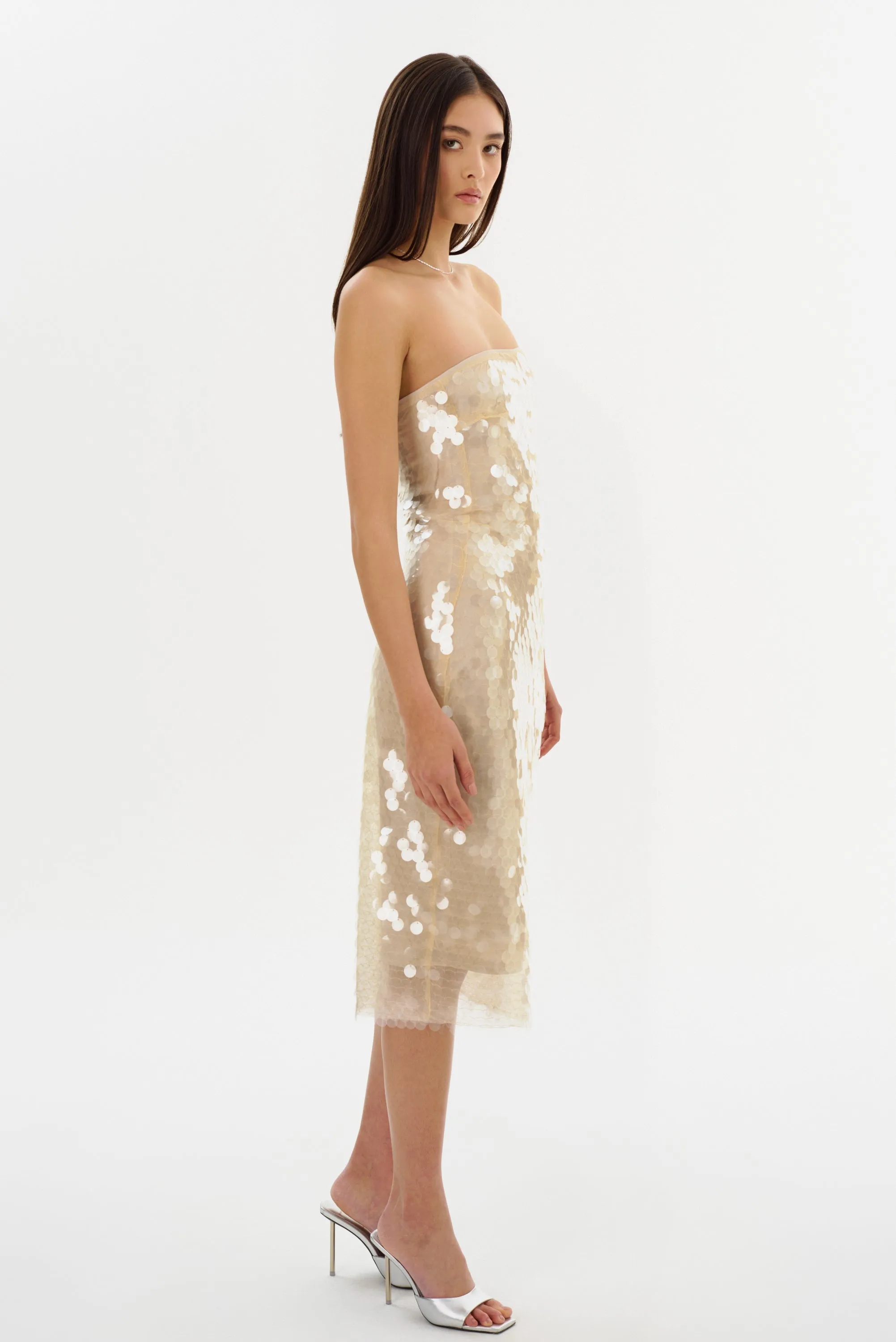 DERRICA | Sequin Midi Dress sold by LAMARQUE product image thumbnail 3