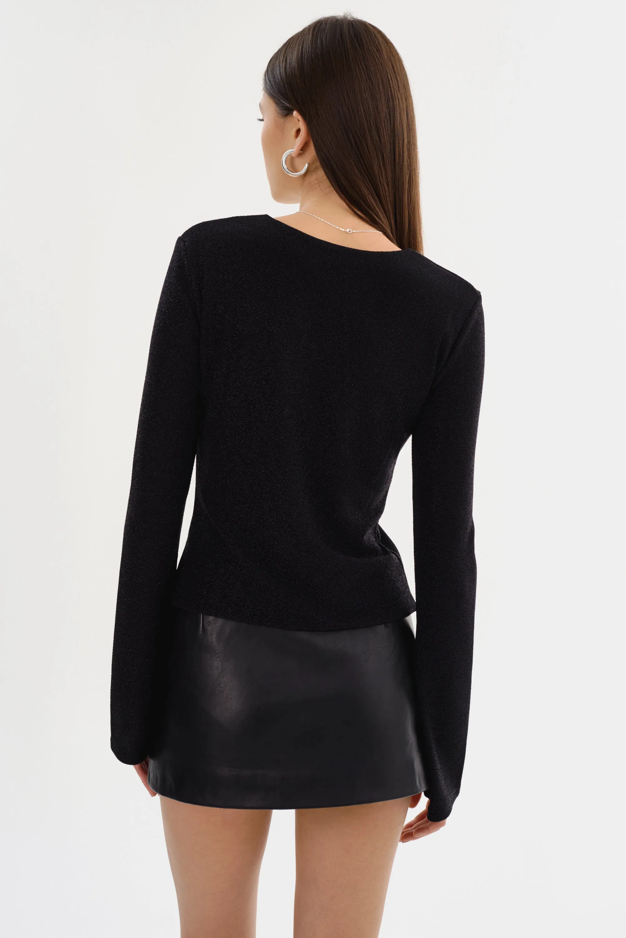 ELSIE | Lurex Knit Top sold by LAMARQUE product image thumbnail 5