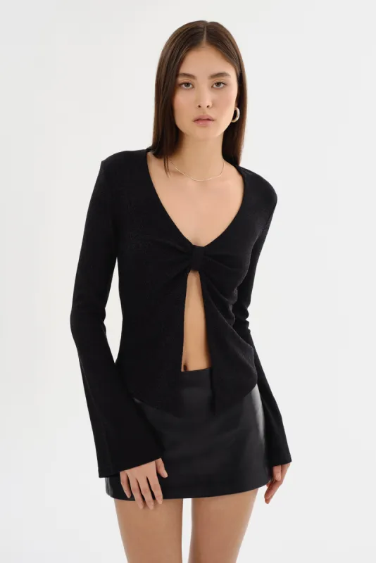 ELSIE | Lurex Knit Top sold by LAMARQUE