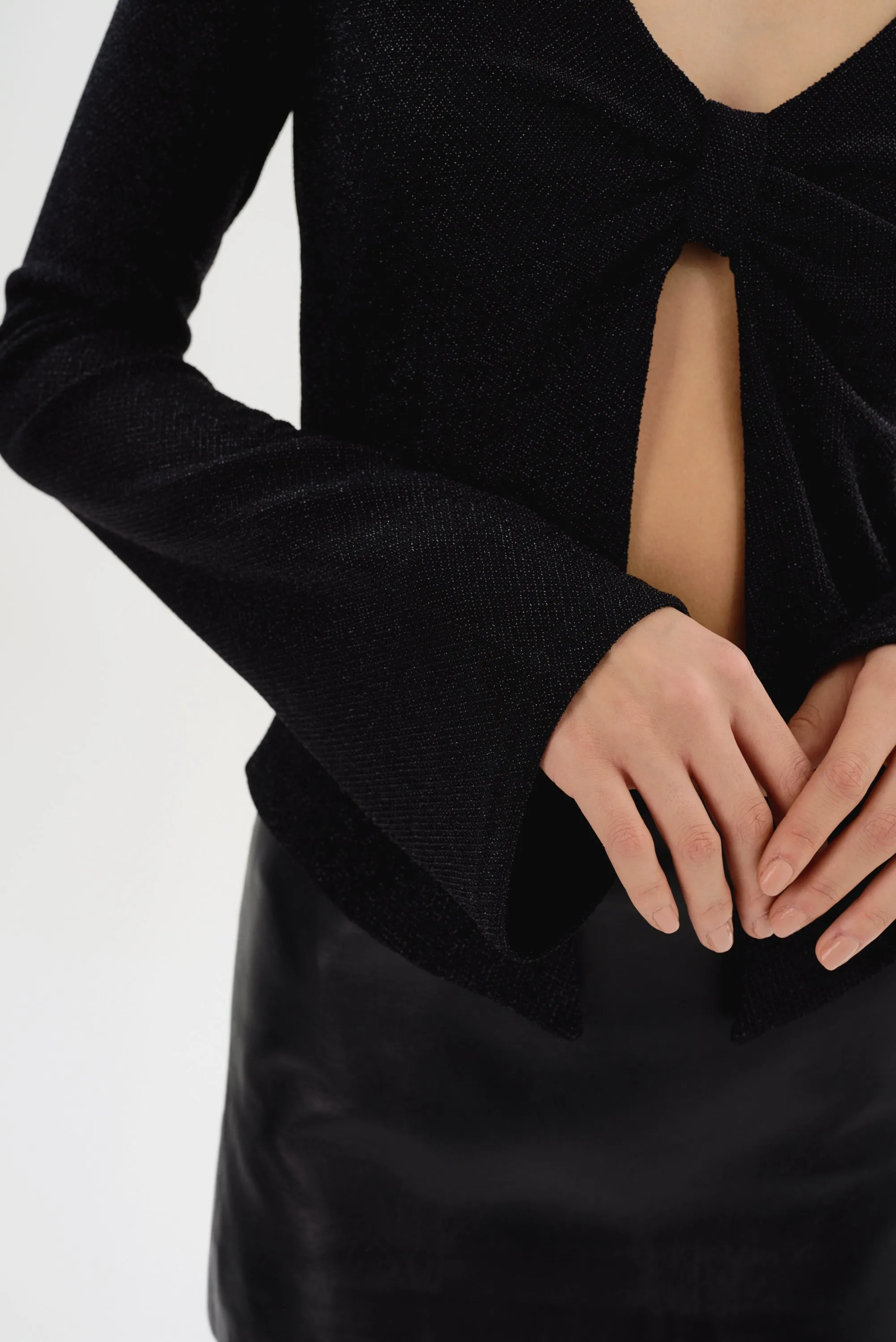 ELSIE | Lurex Knit Top sold by LAMARQUE product image thumbnail 3