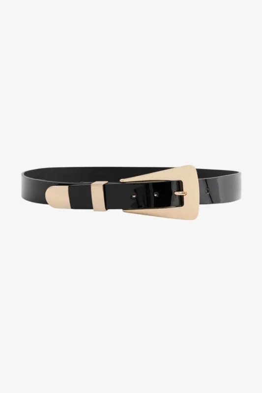 BROOKLYN | Patent Leather Belt made by LAMARQUE