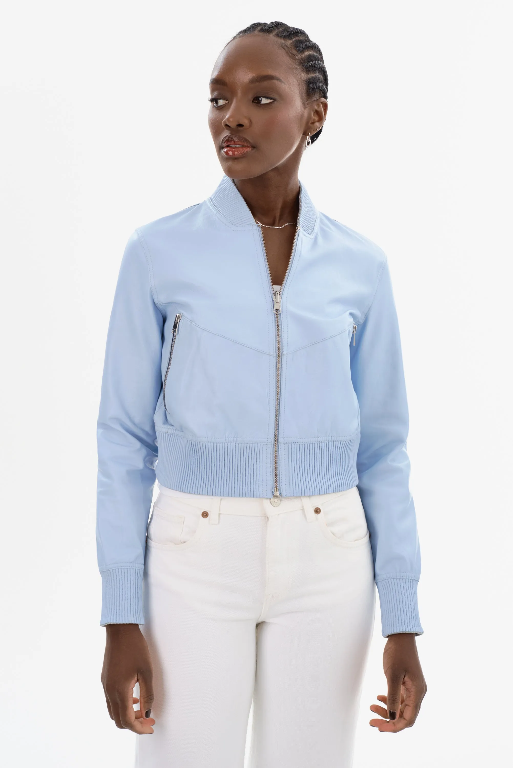 KORDELLA | Reversible Leather Bomber Jacket sold by LAMARQUE product image thumbnail 3