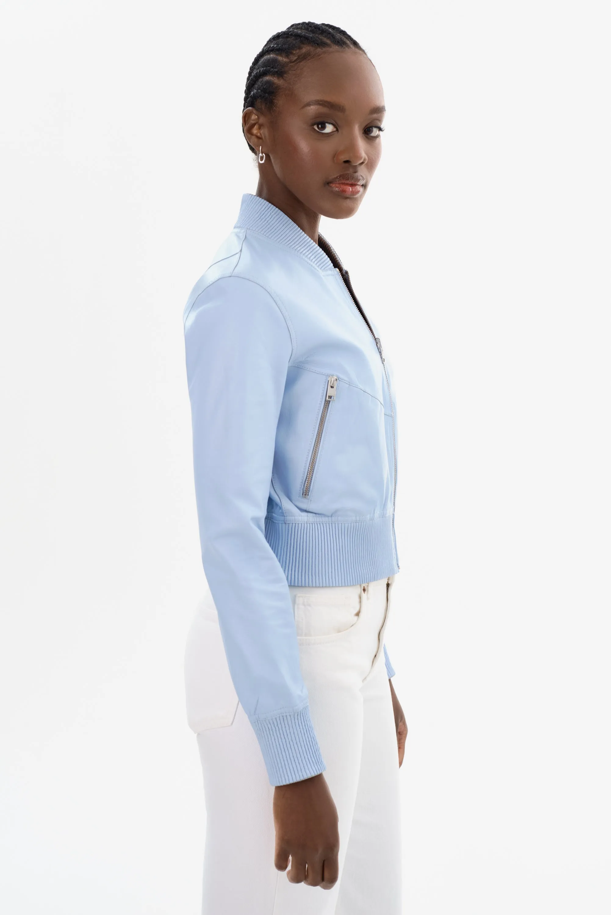 KORDELLA | Reversible Leather Bomber Jacket sold by LAMARQUE product image thumbnail 5