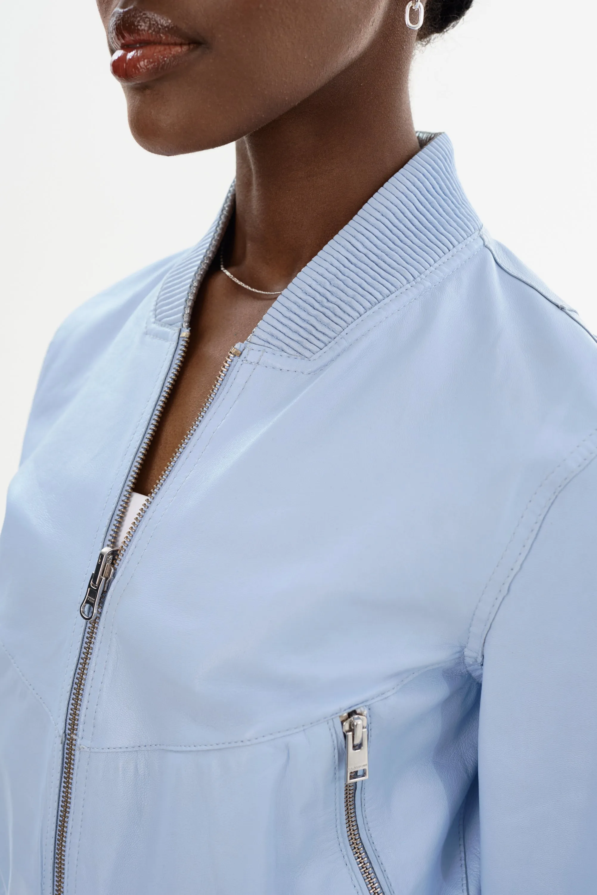 KORDELLA | Reversible Leather Bomber Jacket sold by LAMARQUE product image thumbnail 4