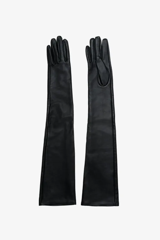 GISELE | Leather Evening Gloves sold by LAMARQUE
