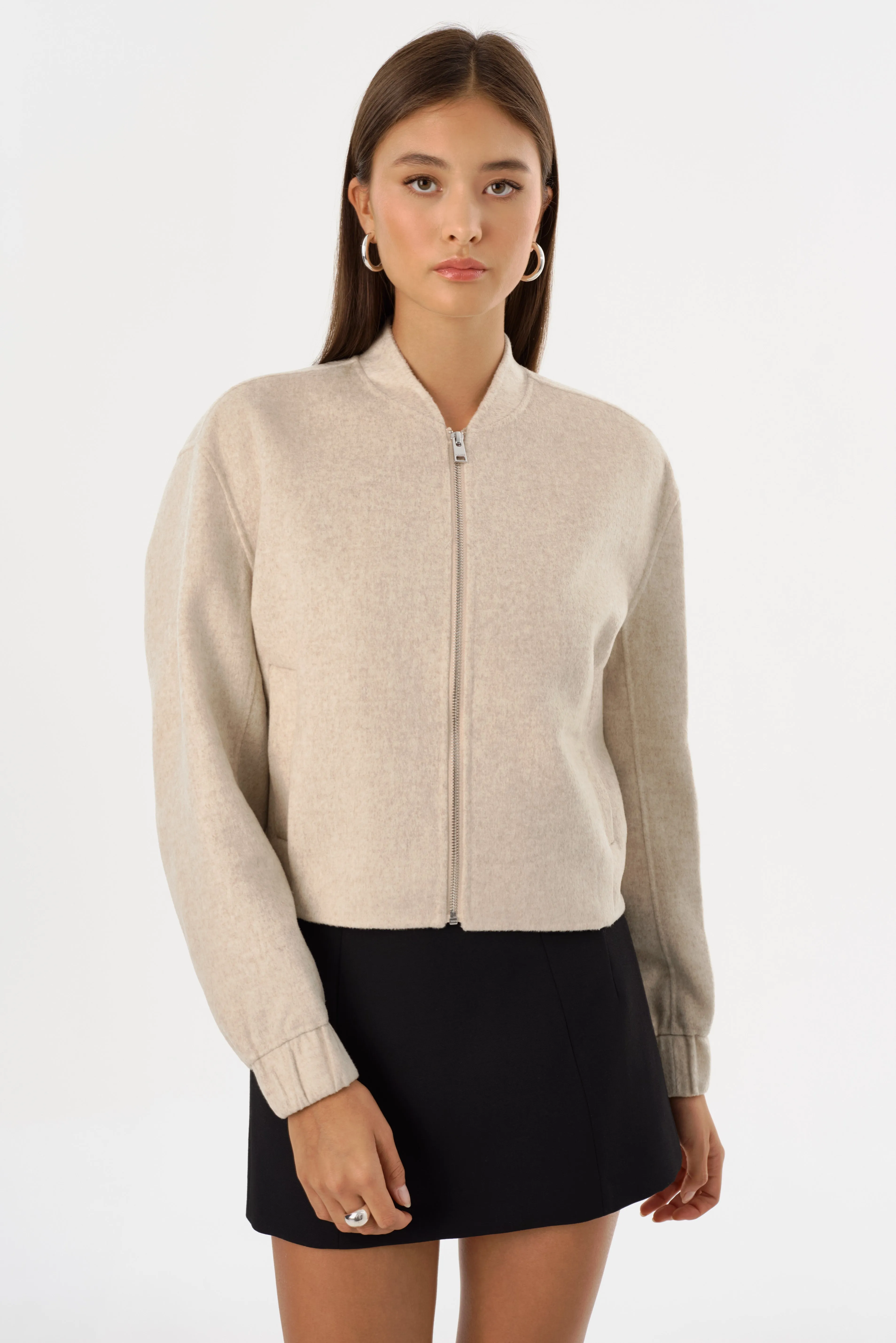 FAY | Double Face Wool Bomber Jacket sold by LAMARQUE product image thumbnail 3