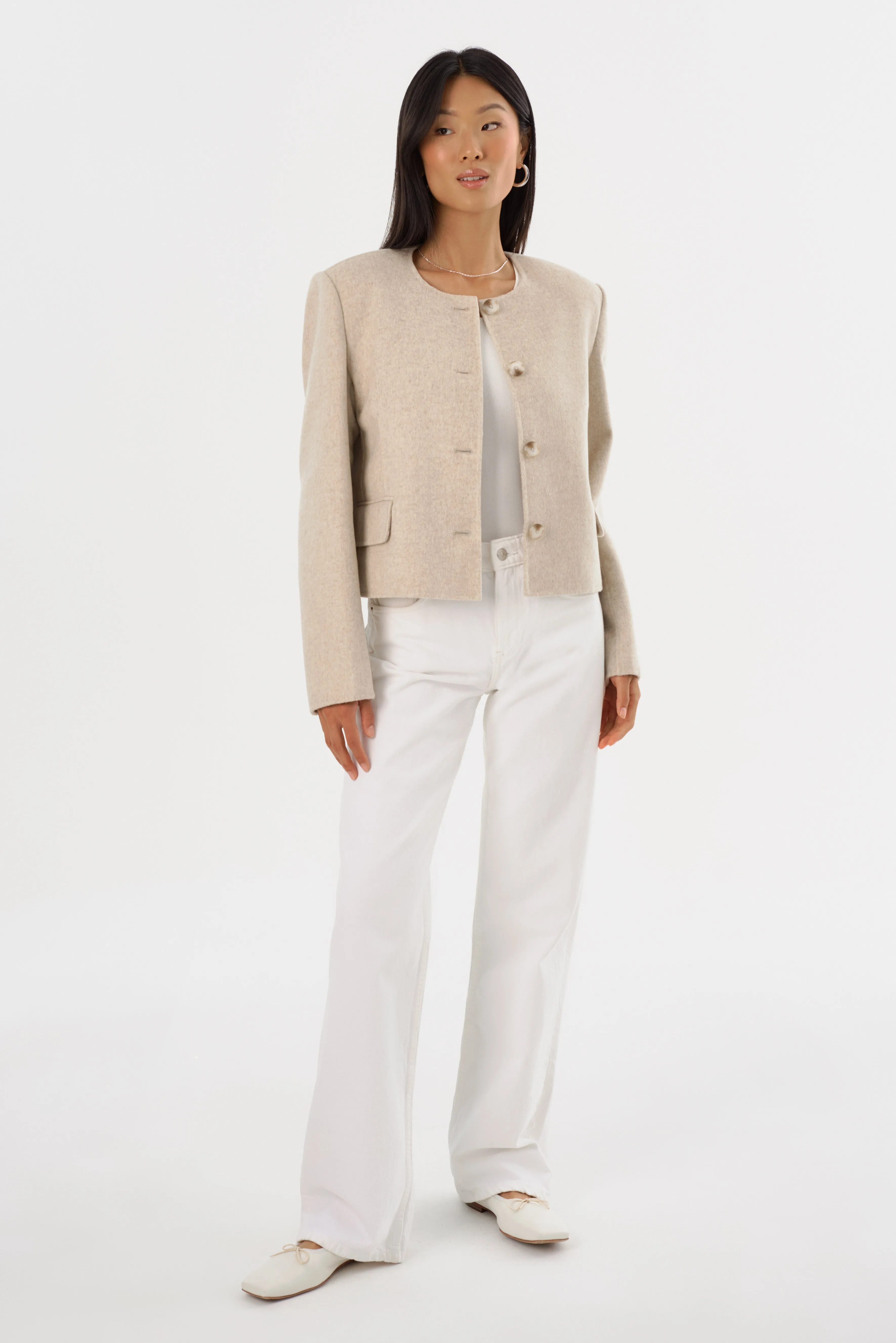 ALESSIA | Double Face Wool Jacket sold by LAMARQUE product image thumbnail 5