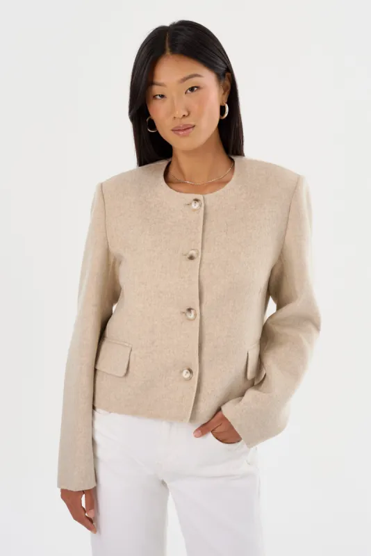 ALESSIA | Double Face Wool Jacket sold by LAMARQUE
