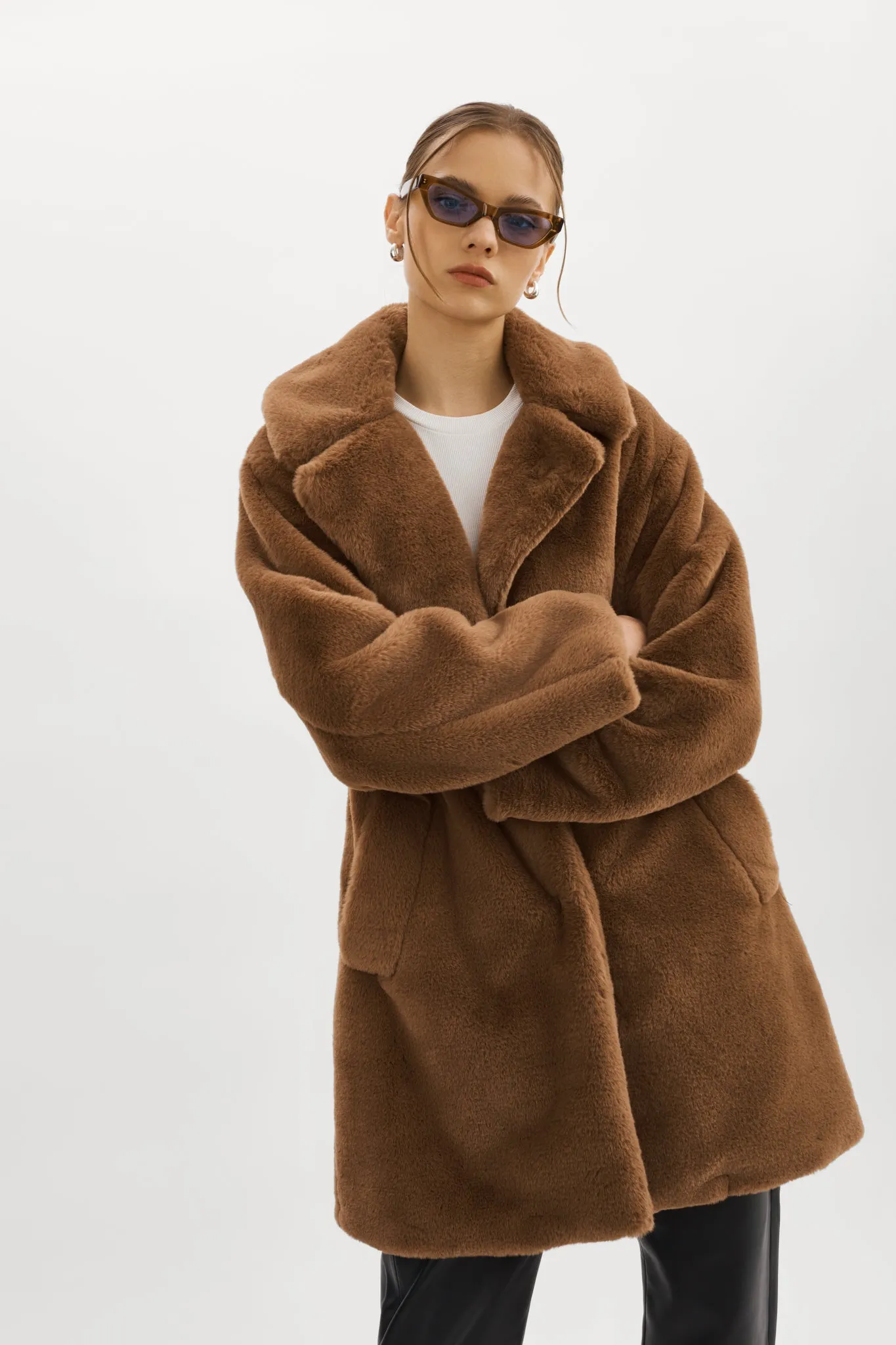 LINNEA | Faux Fur Coat sold by LAMARQUE product image thumbnail 4