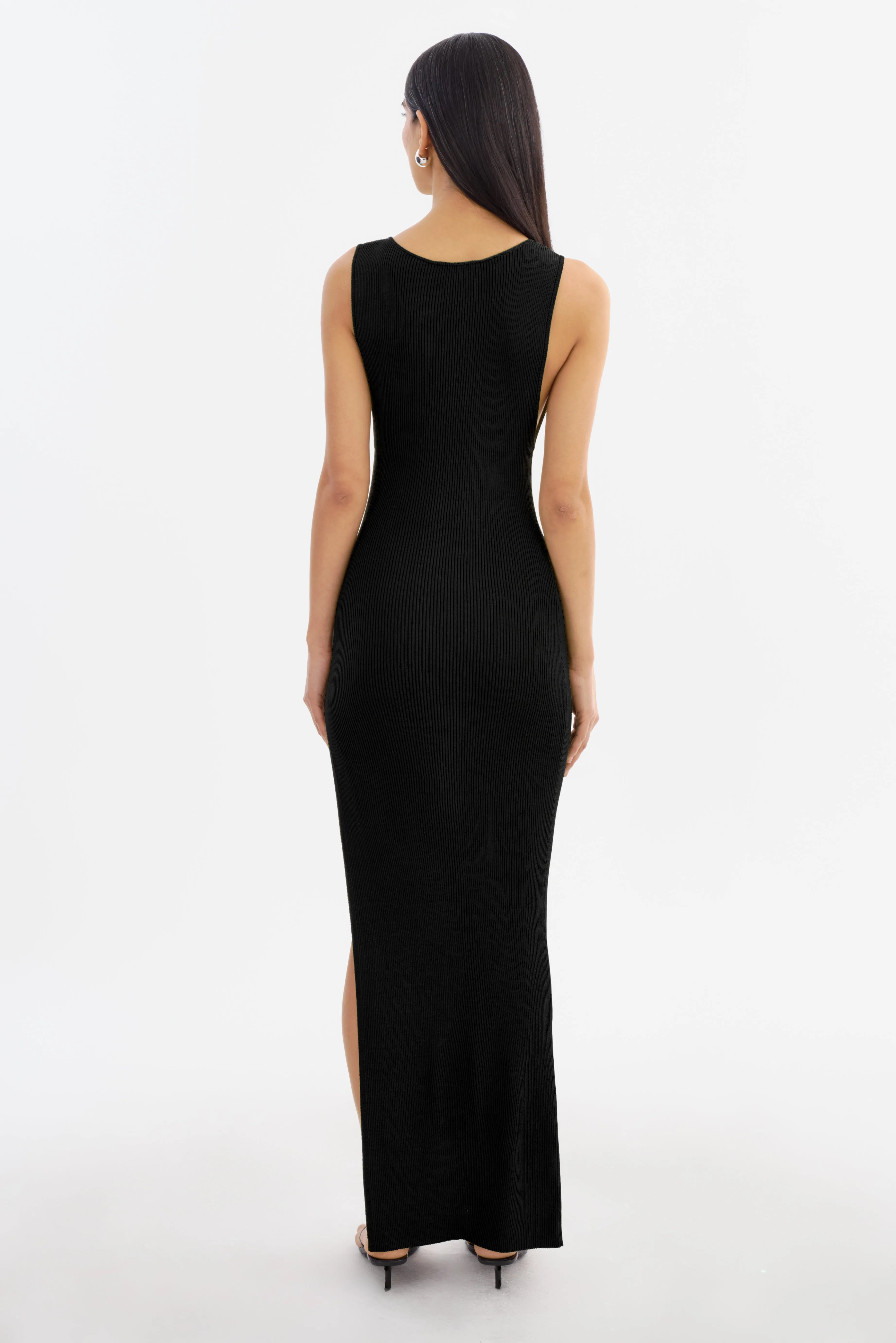 GIOVANNA | Rib Knit Maxi Dress sold by LAMARQUE product image thumbnail 5