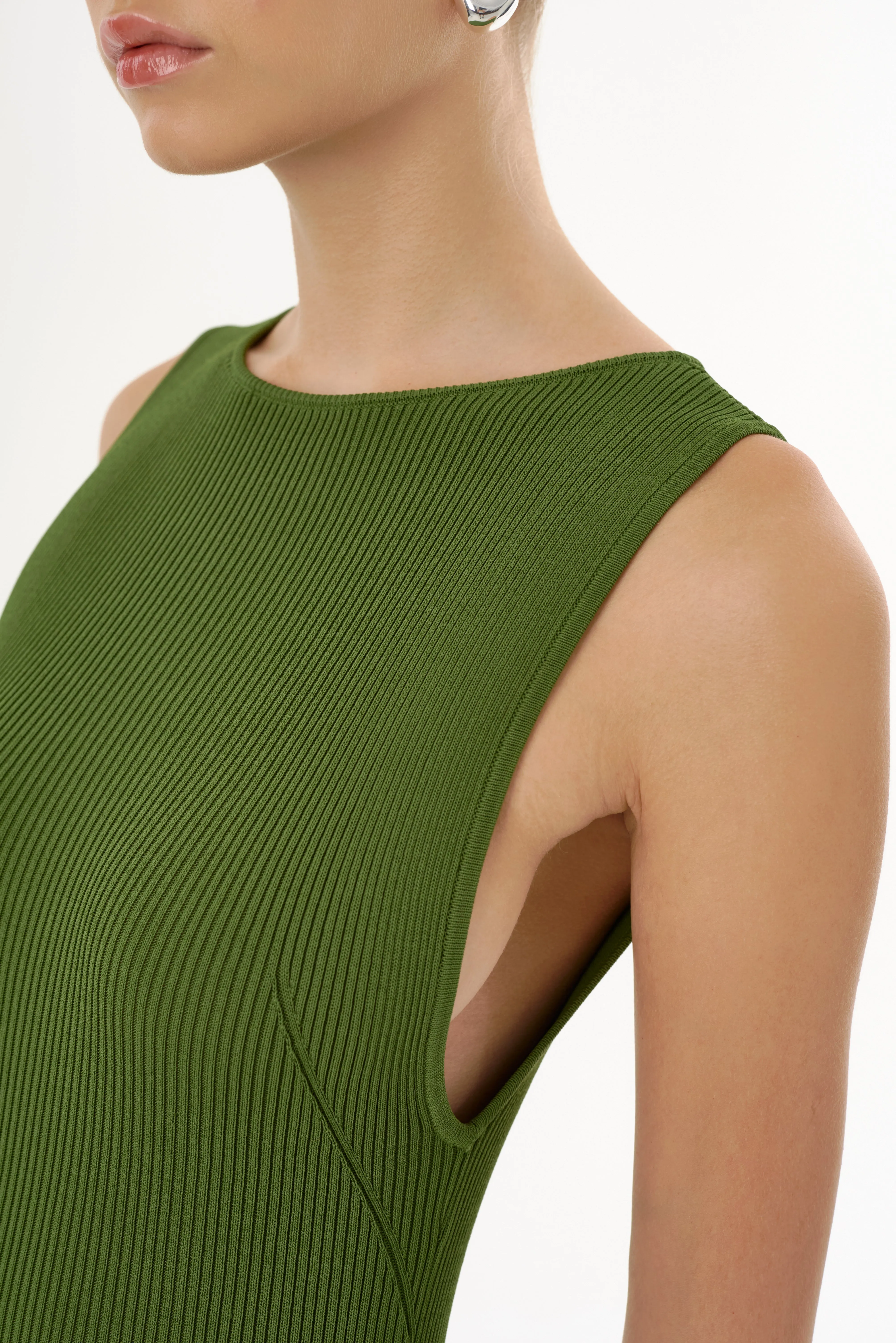 GIOVANNA | Rib Knit Maxi Dress sold by LAMARQUE product image thumbnail 4