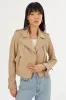 HOLY | Leather Biker Jacket with Removable Hood sold by La Marque