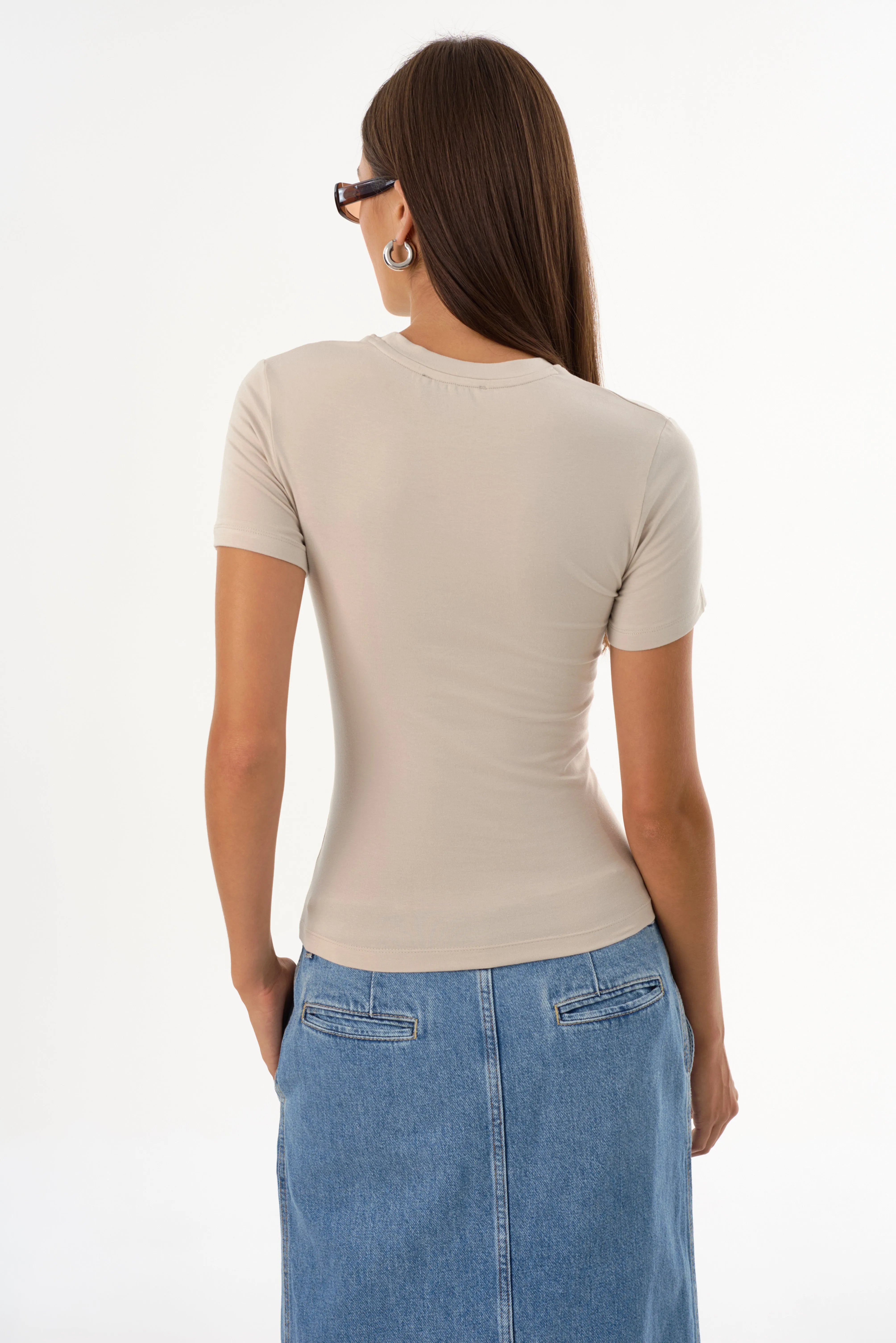 MOA | Jersey Crew Neck Tee sold by LAMARQUE product image thumbnail 5