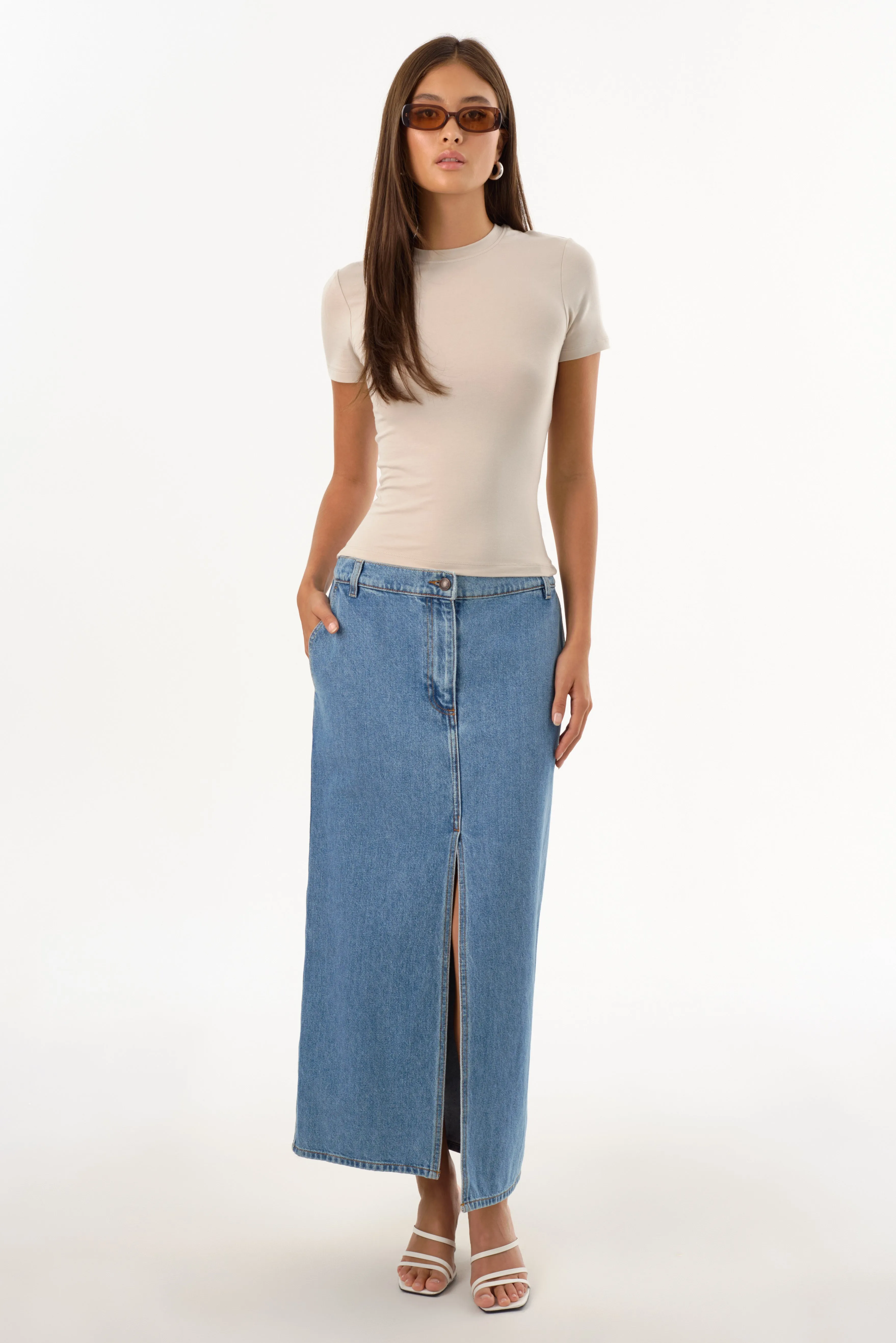 MOA | Jersey Crew Neck Tee sold by LAMARQUE product image thumbnail 2