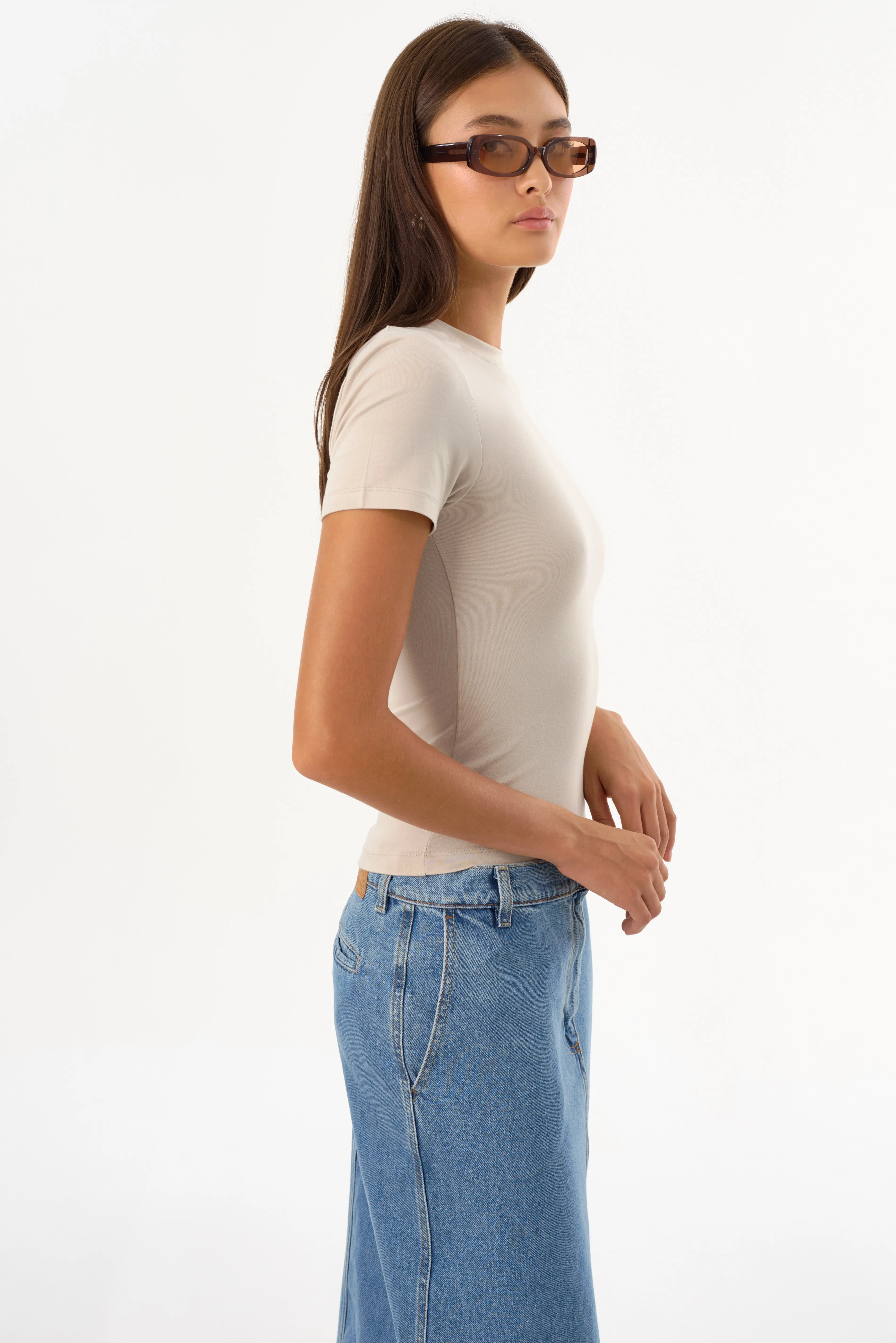 MOA | Jersey Crew Neck Tee sold by LAMARQUE product image thumbnail 4