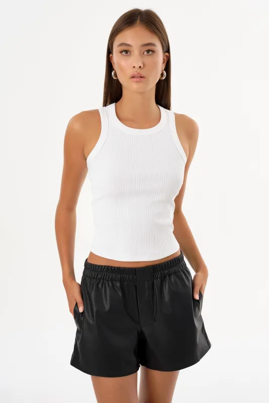 VICKI | Rib Knit Tank Top sold by LAMARQUE