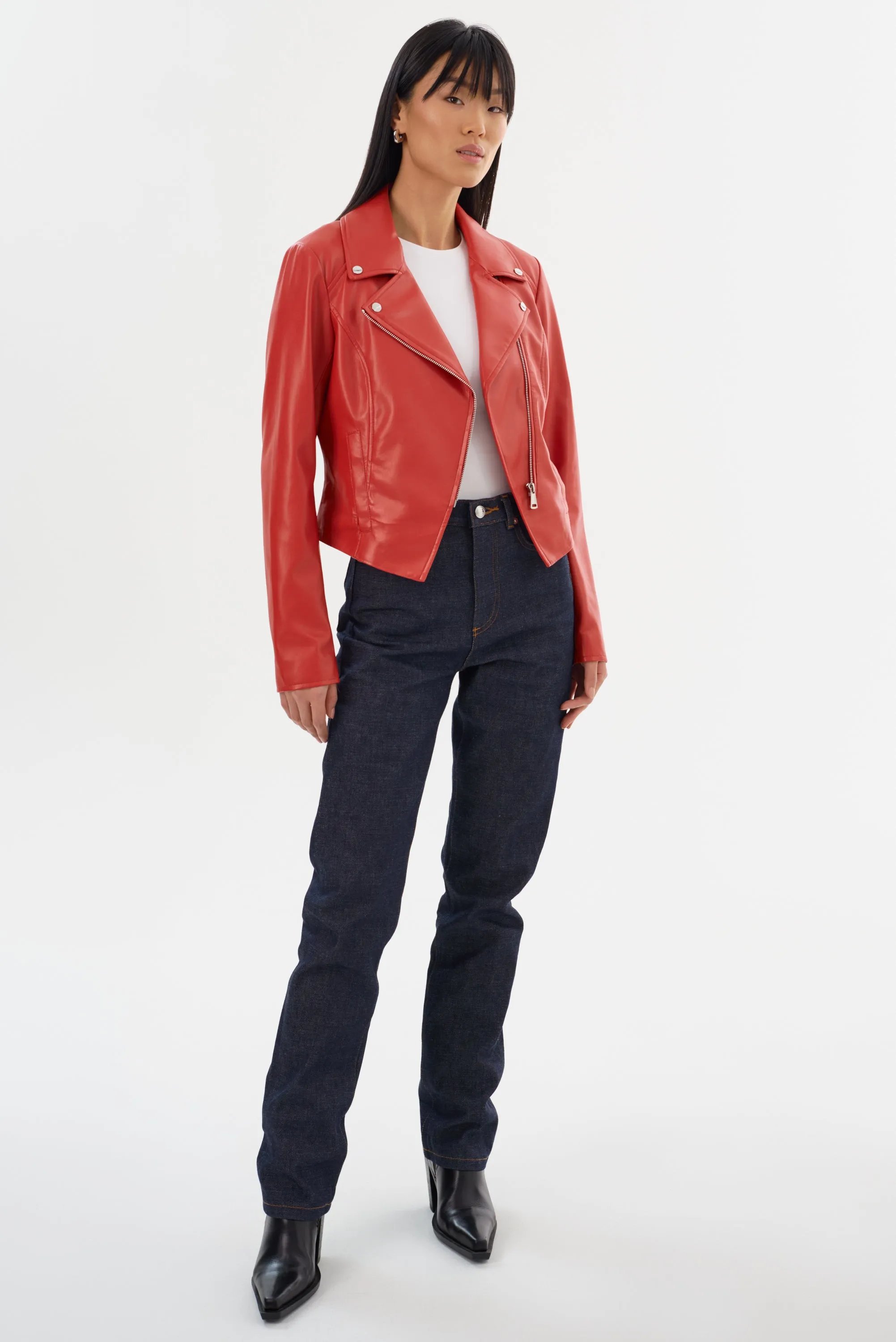 PASCALE | Fitted Faux Leather Jacket sold by La Marque product image thumbnail 2