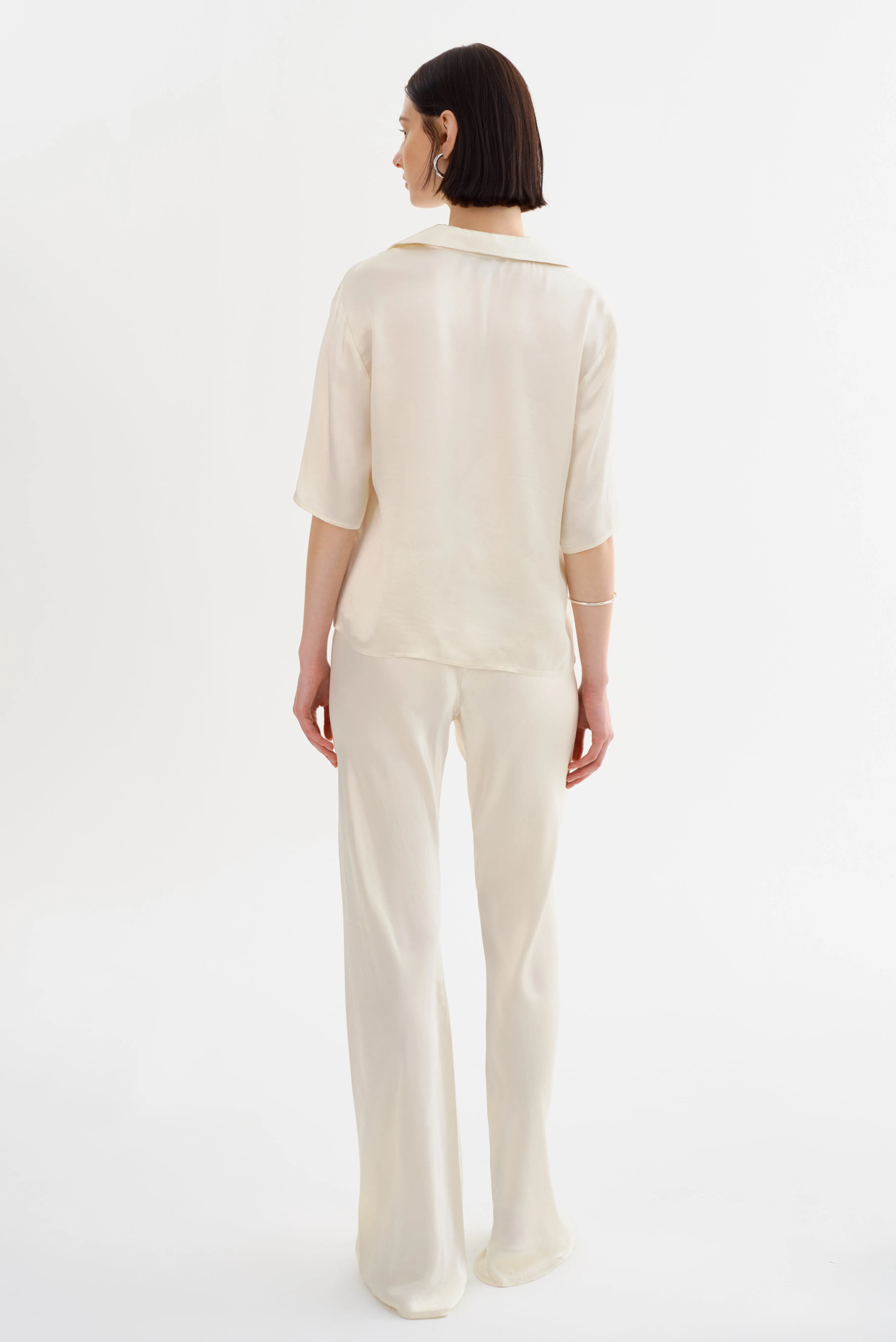 EMILE | Satin Straight Leg Pant sold by La Marque product image thumbnail 4