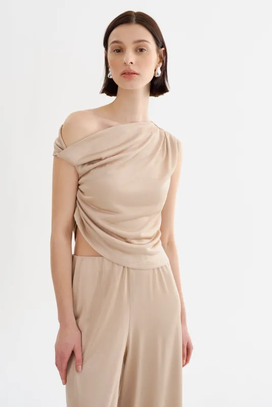EVONNE | One Shoulder Top sold by La Marque