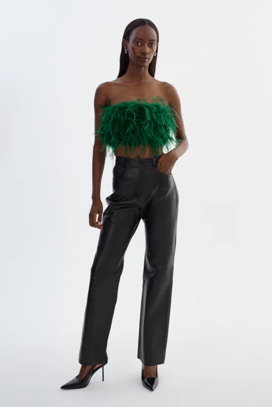 ZAINA | Feather Bustier sold by La Marque