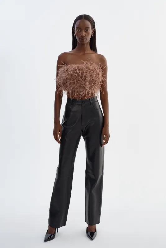 ZAINA | Feather Bustier sold by La Marque