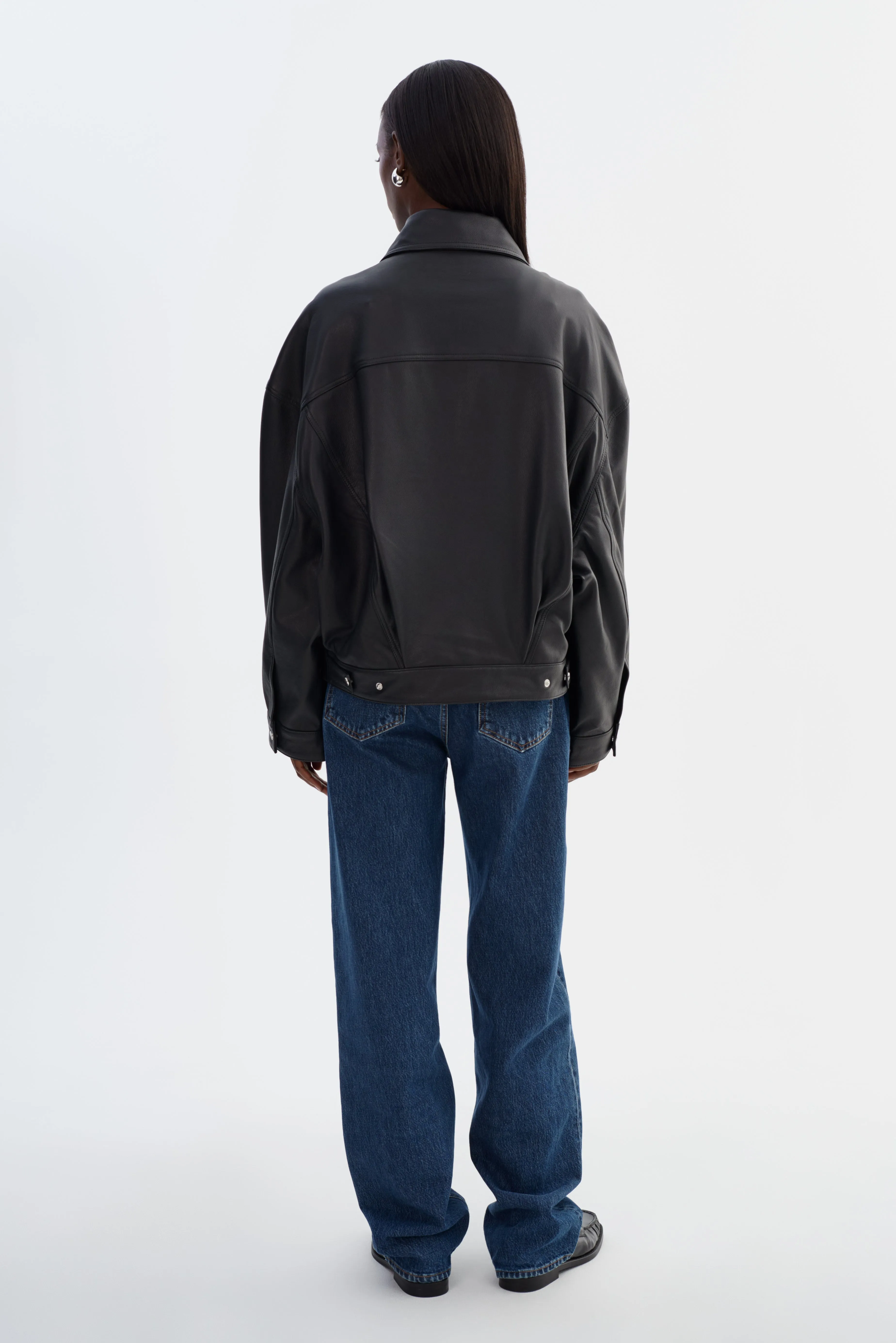 MIA Sample | Oversized Leather Jacket sold by La Marque product image thumbnail 5