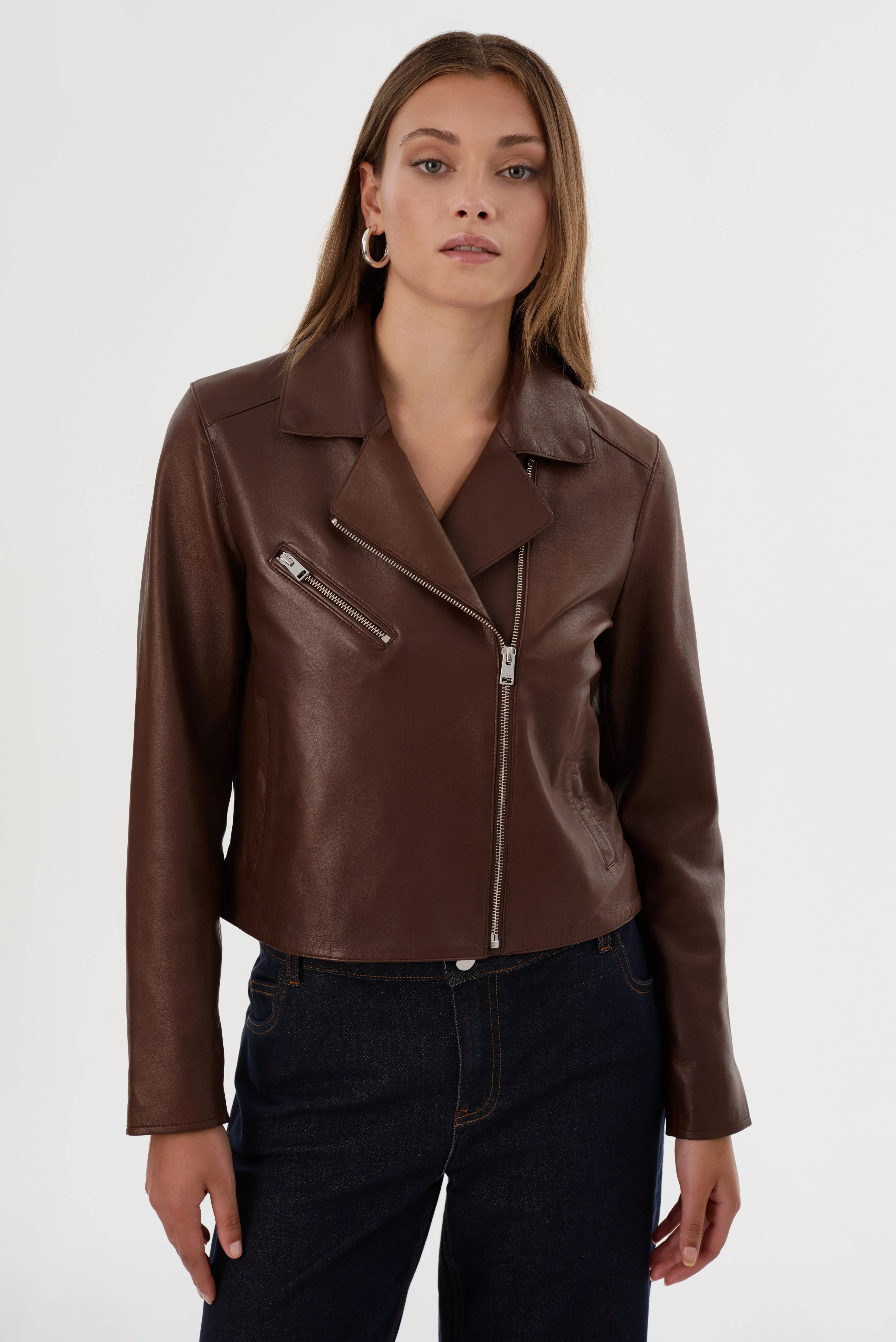 VALERIA Sample | Leather Biker Jacket sold by La Marque product image thumbnail 3