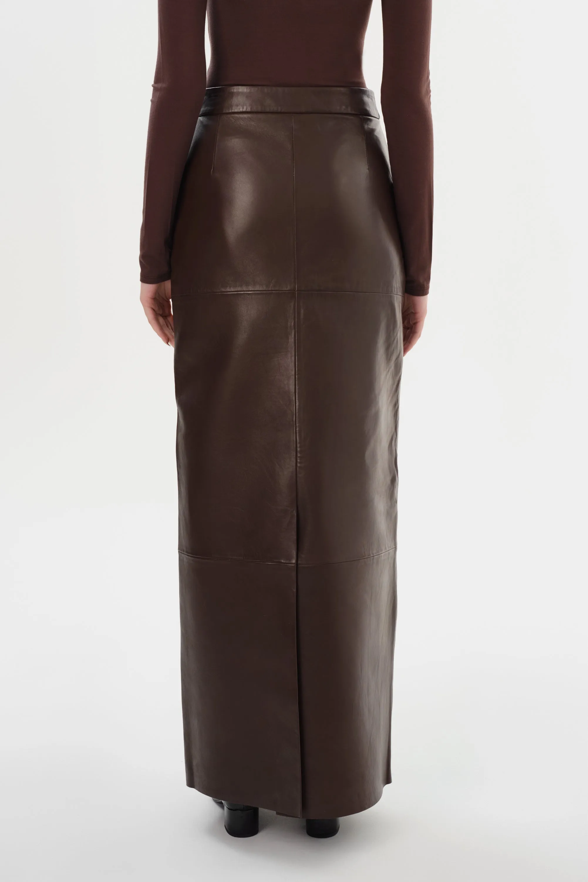 MARIETTE Sample | Leather Maxi Skirt sold by La Marque product image thumbnail 5