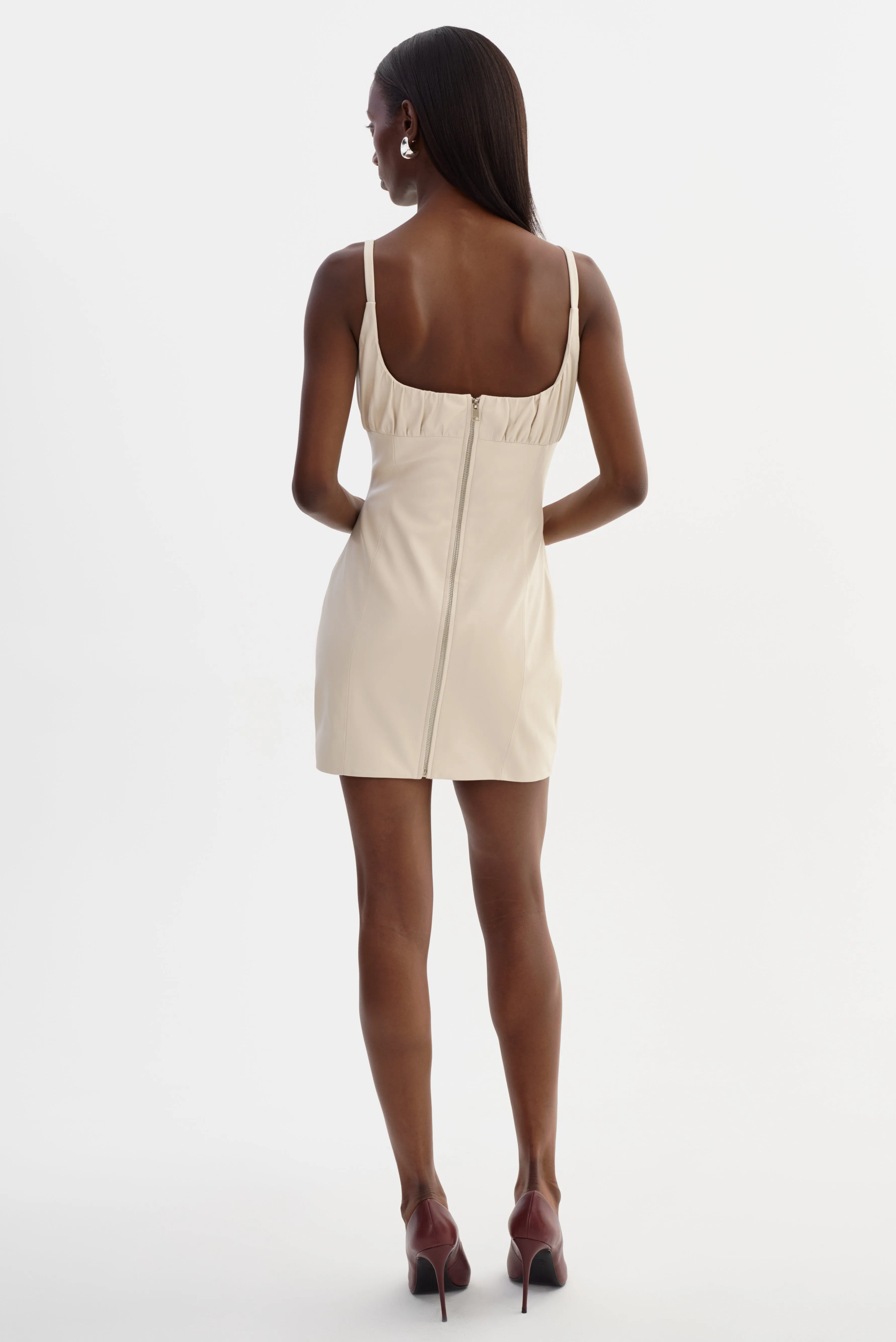 MALIKA | Faux Leather Dress sold by LAMARQUE product image thumbnail 5