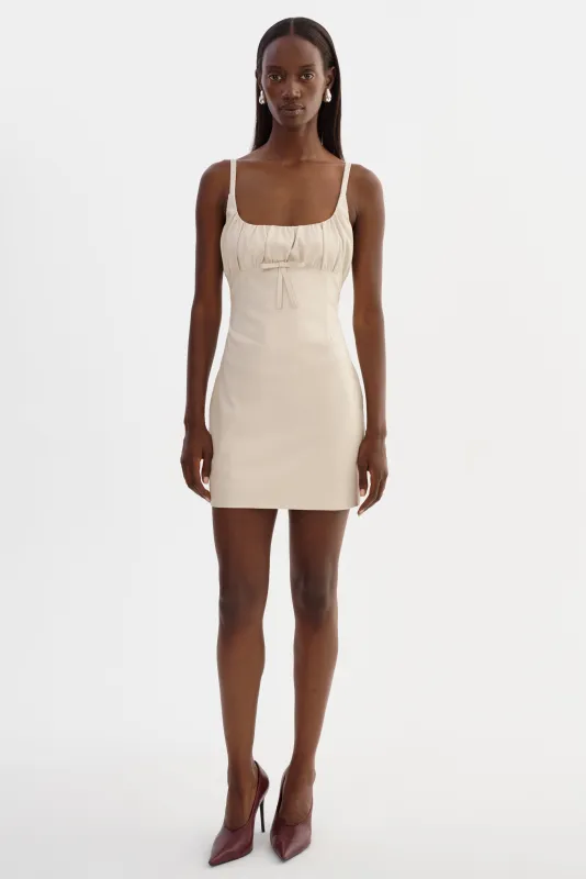 MALIKA | Faux Leather Dress made by LAMARQUE