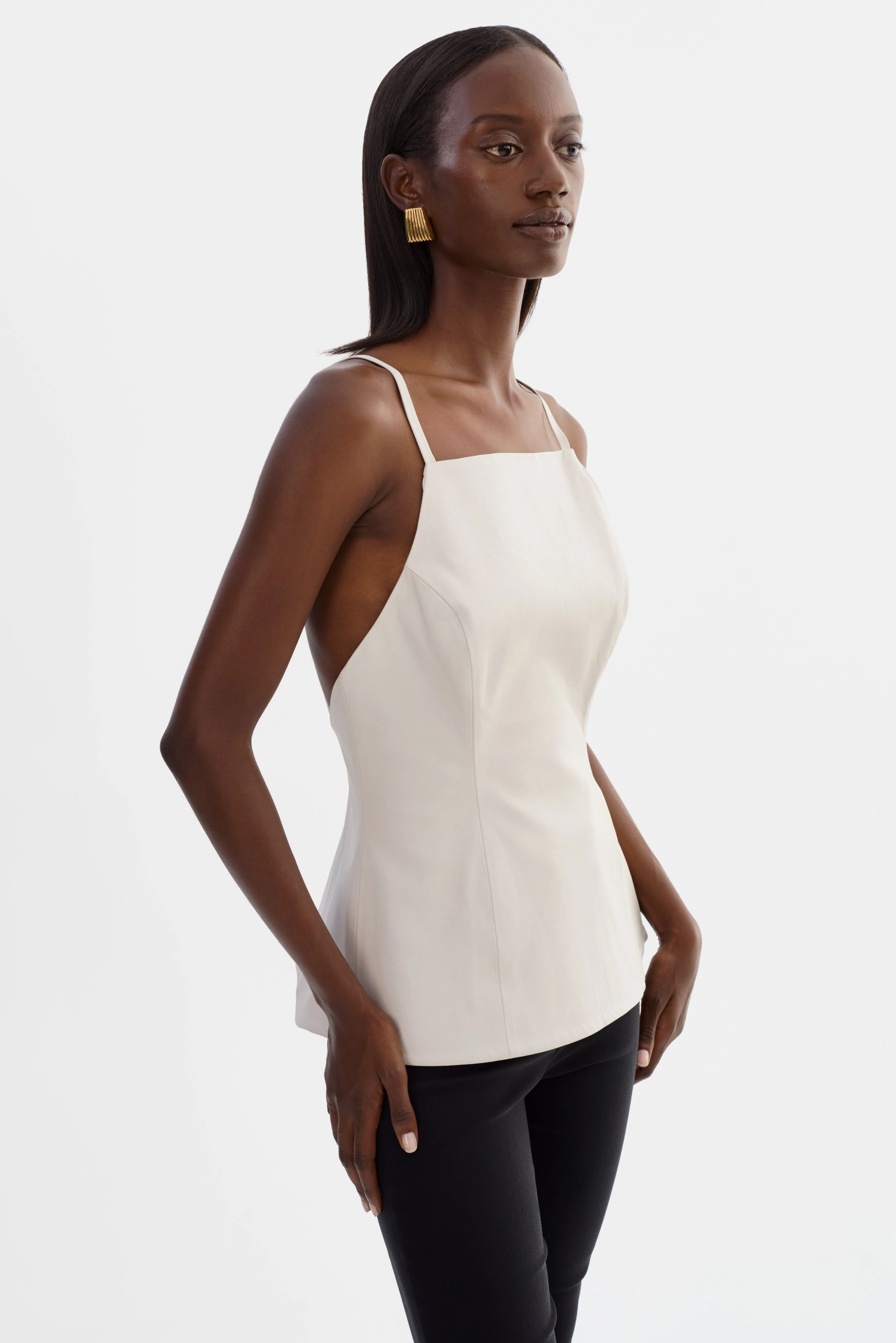 ILONA | Leather Hourglass Top sold by LAMARQUE product image thumbnail 4