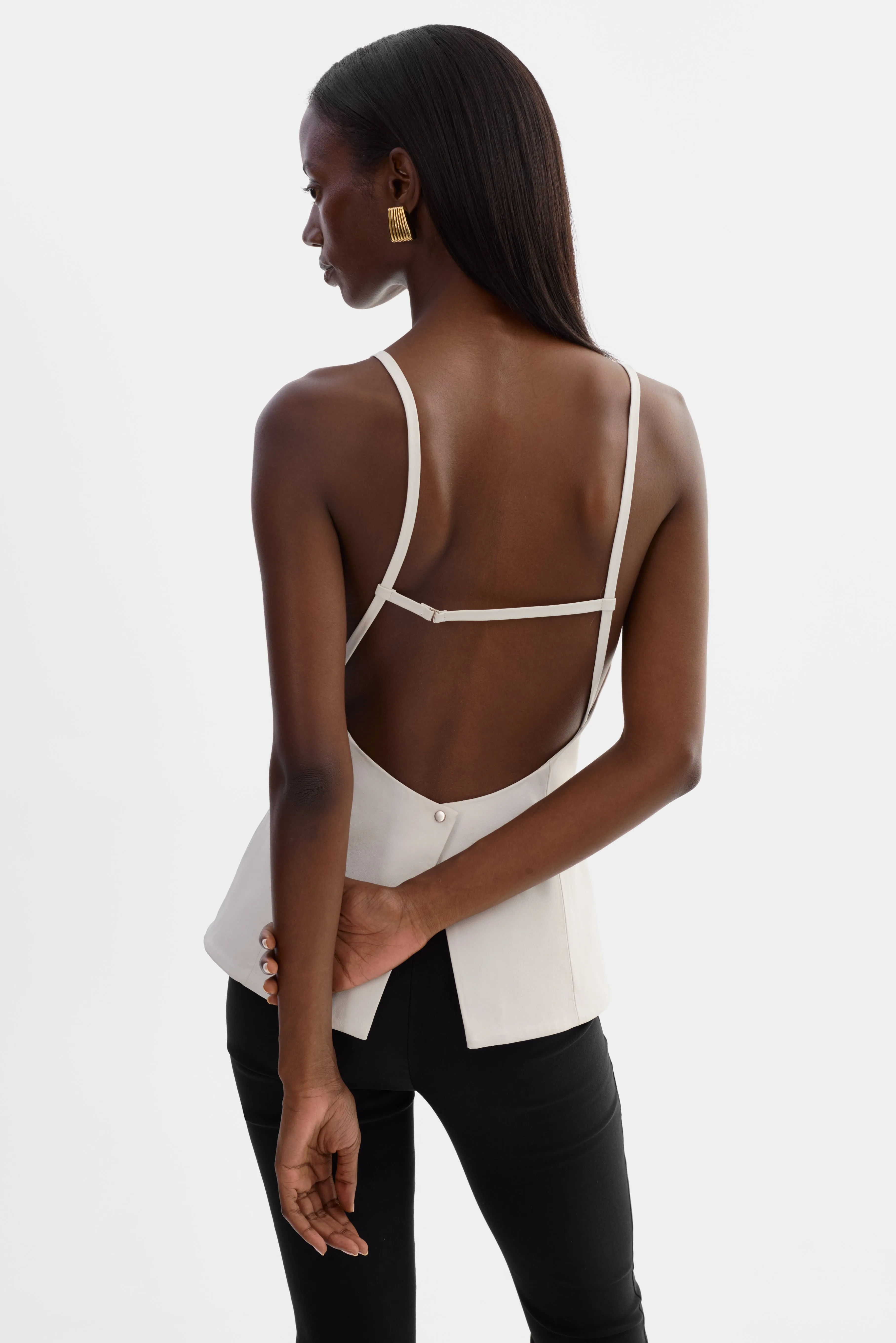 ILONA | Leather Hourglass Top sold by LAMARQUE product image thumbnail 5