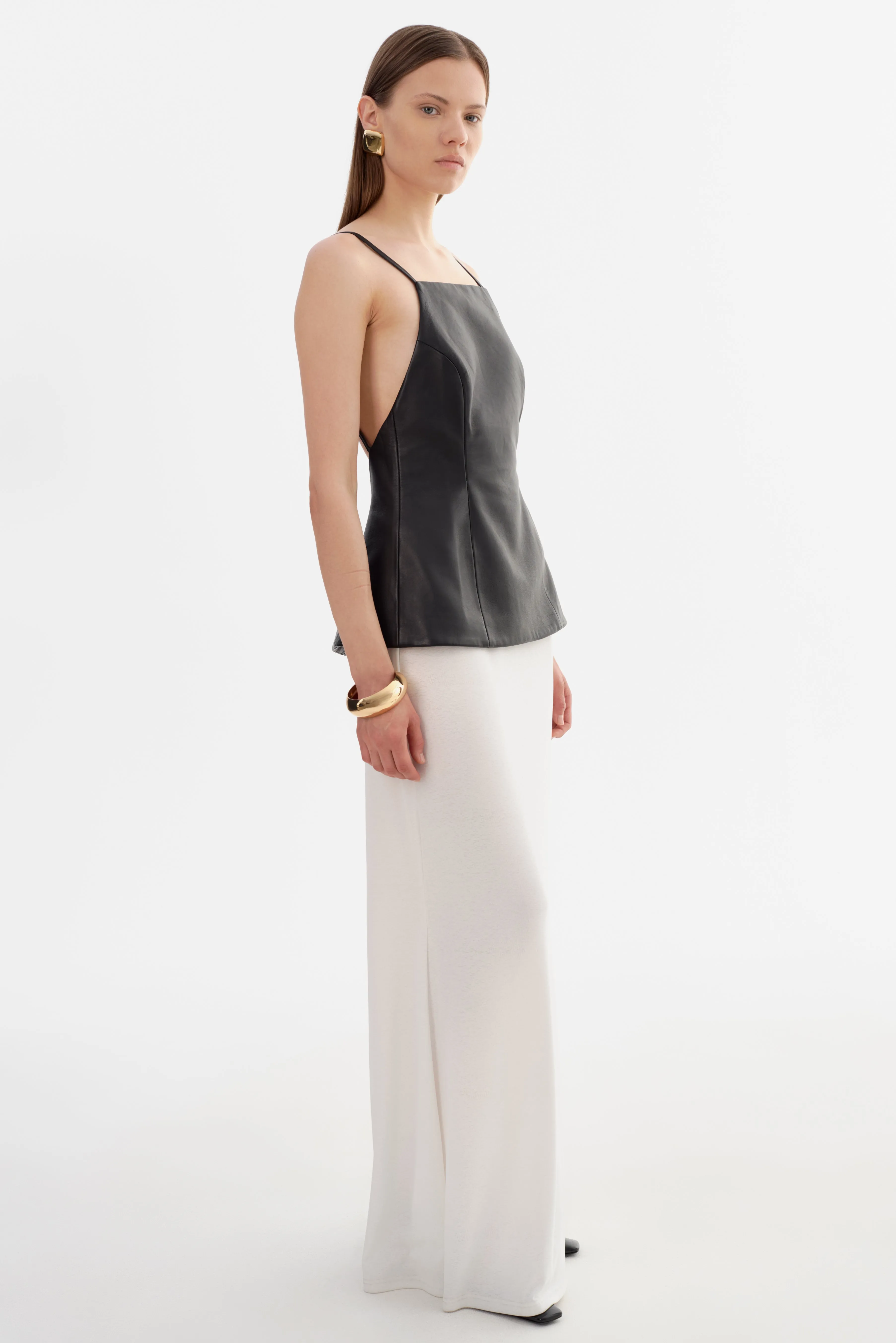 ILONA | Leather Hourglass Top sold by LAMARQUE product image thumbnail 4