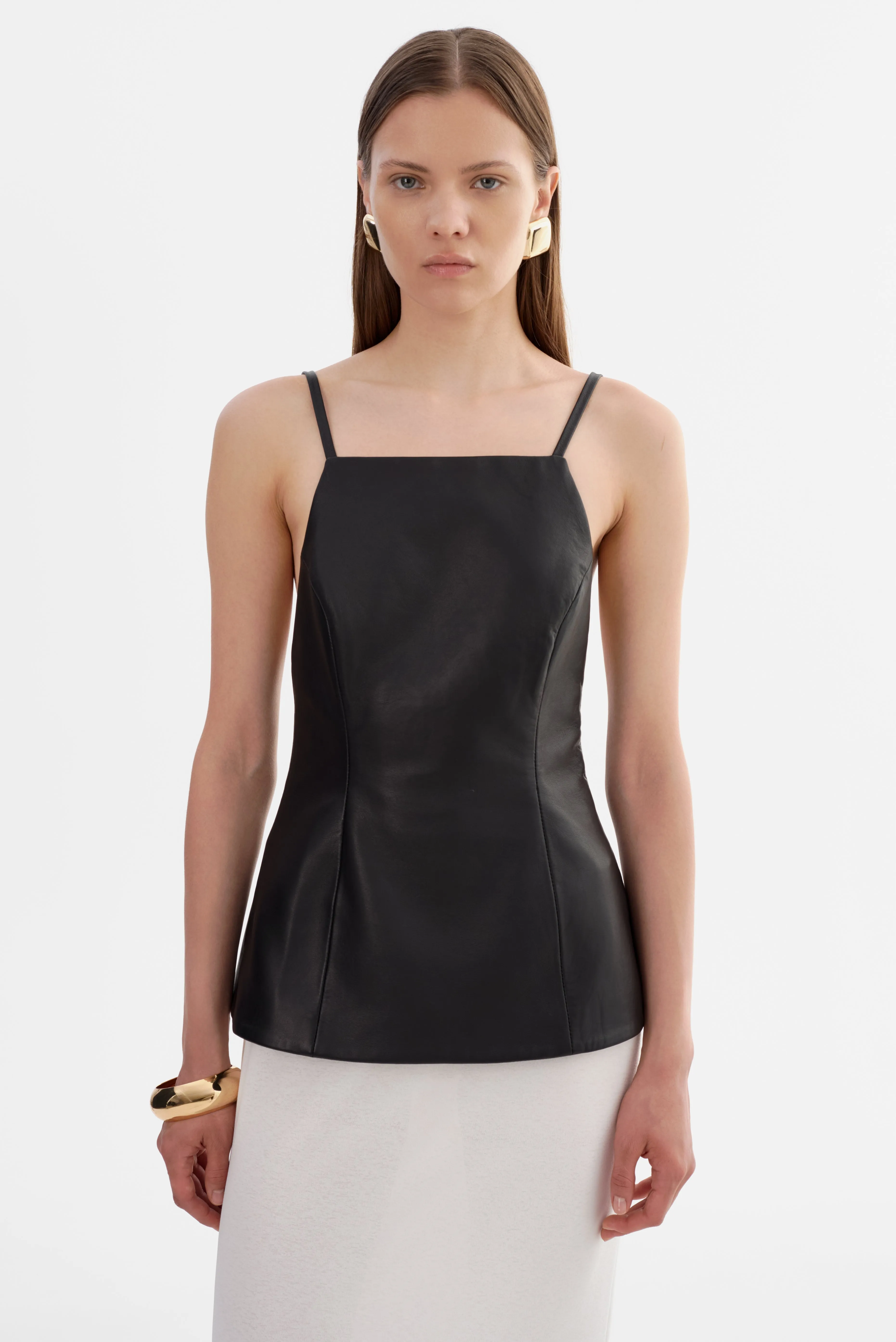 ILONA | Leather Hourglass Top sold by LAMARQUE product image thumbnail 2