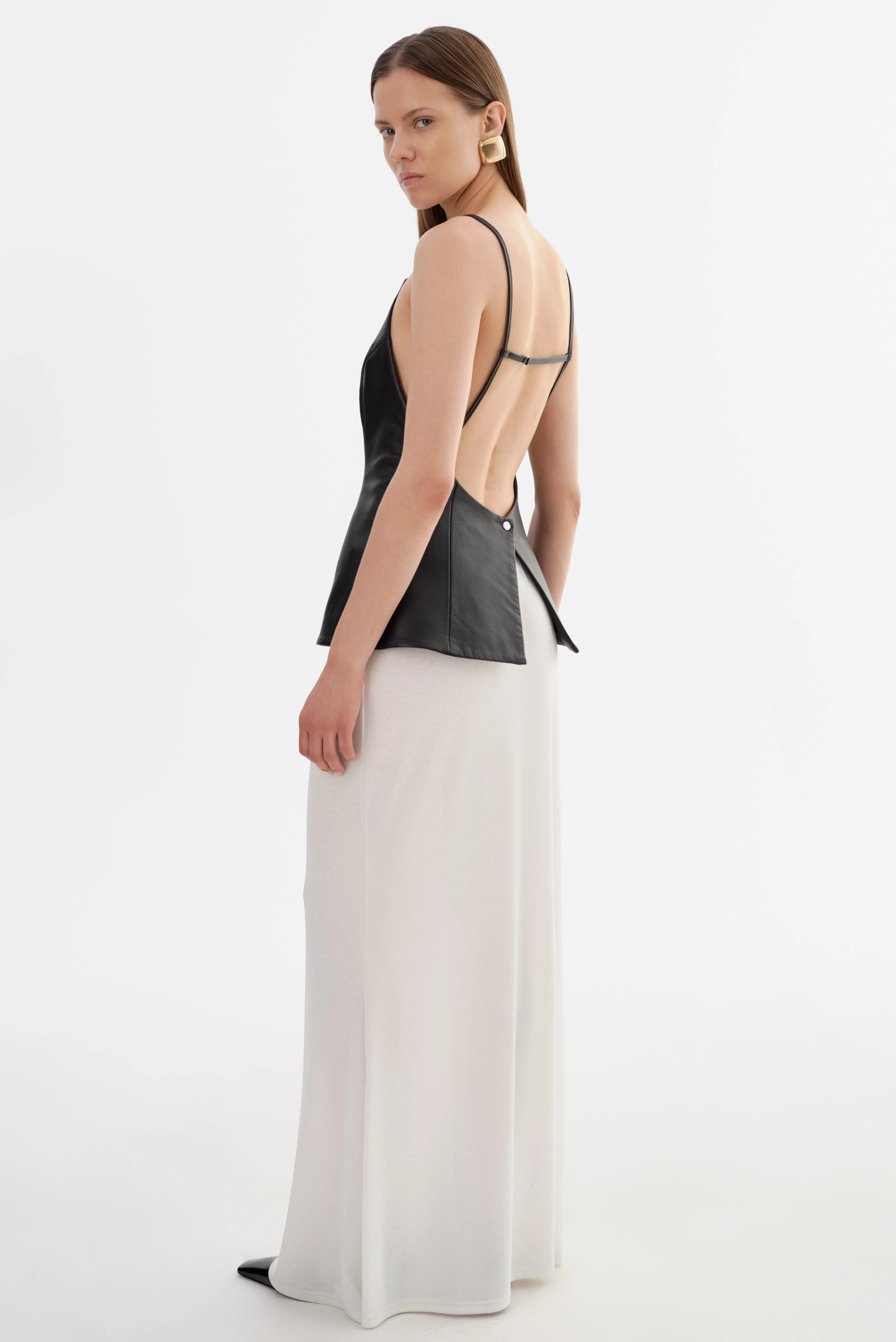 ILONA | Leather Hourglass Top sold by LAMARQUE product image thumbnail 5