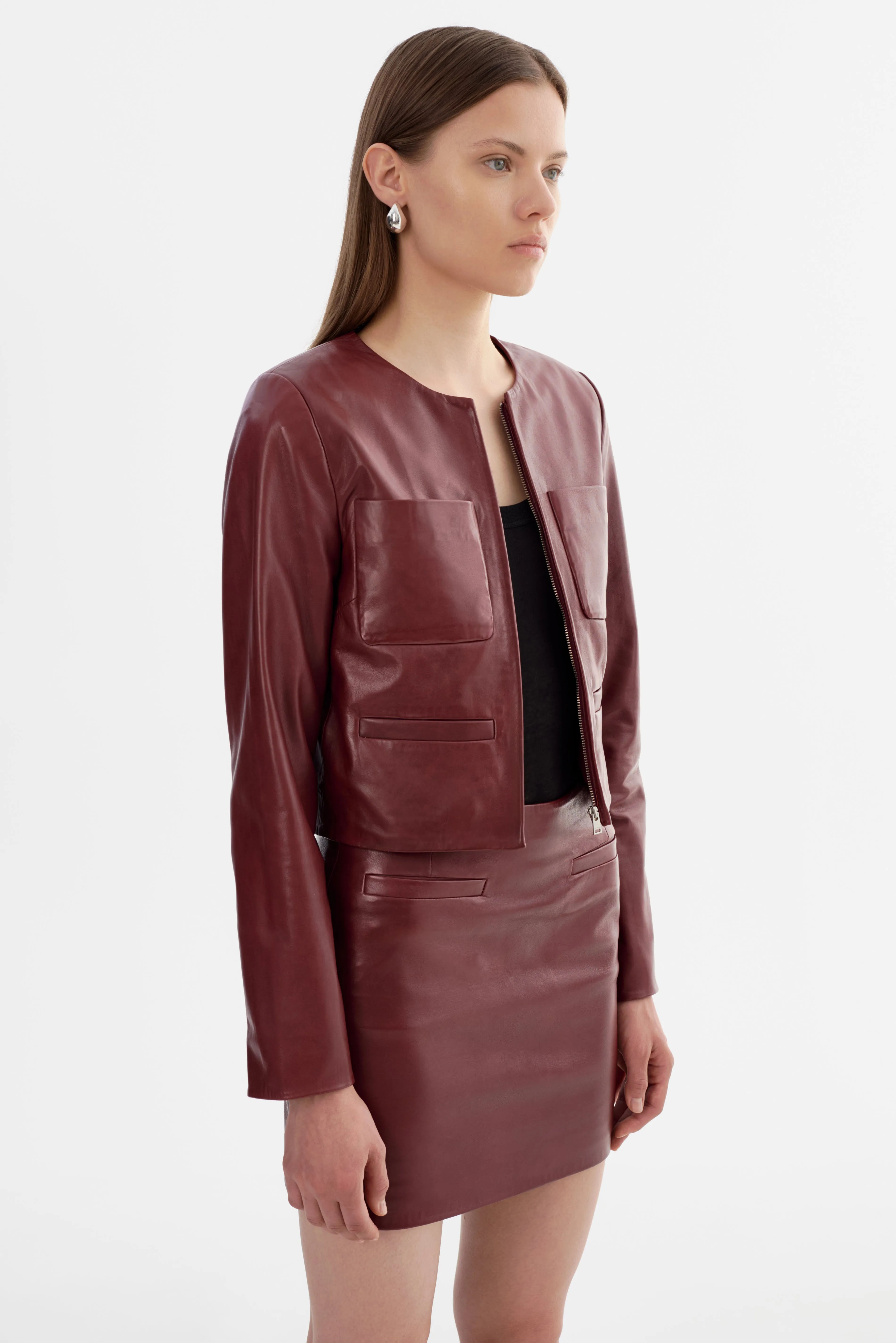 LINETTE | Leather Jacket sold by LAMARQUE product image thumbnail 5