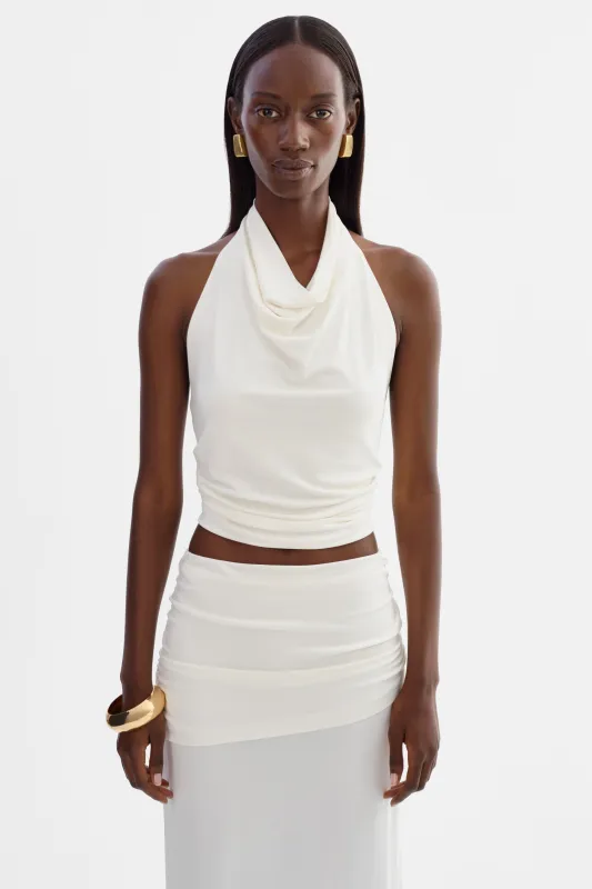 ENZA | Knit Halter Top sold by LAMARQUE