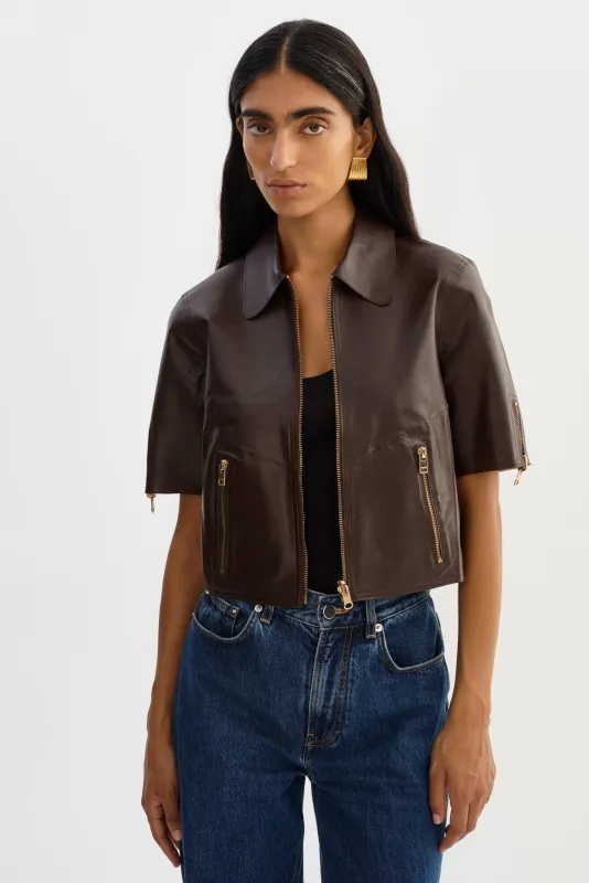SEVANA | Reversible Leather Jacket made by LAMARQUE