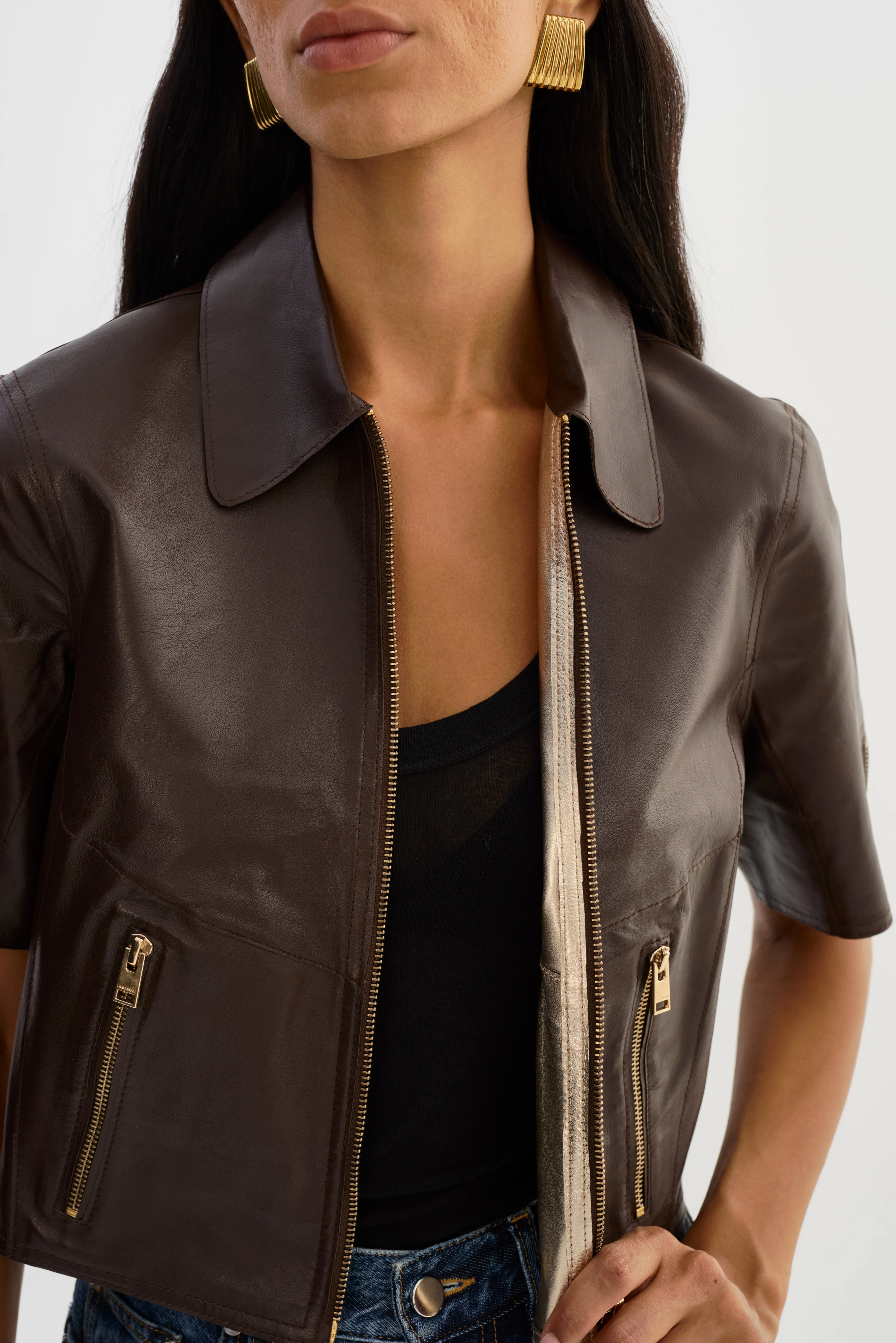 SEVANA | Reversible Leather Jacket sold by LAMARQUE product image thumbnail 4