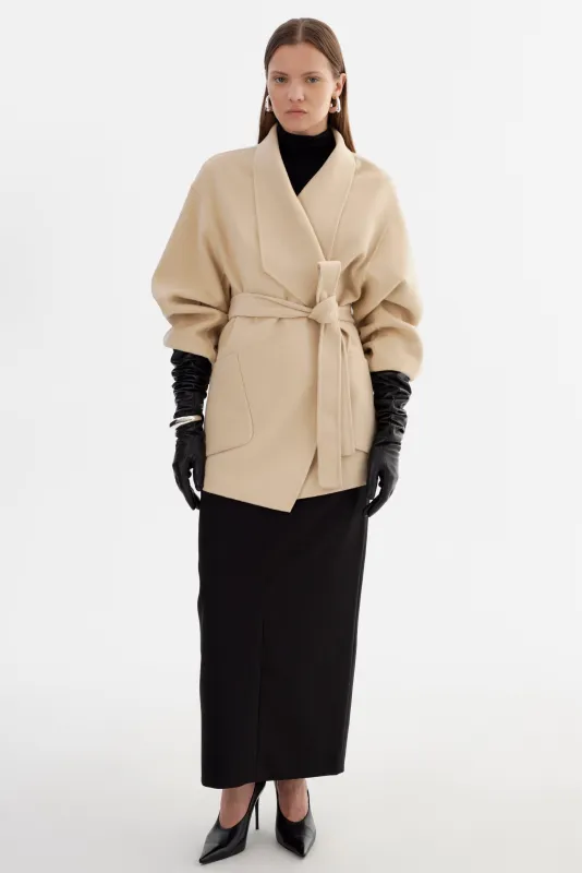 MEKIA | Double Face Wool Coat sold by LAMARQUE