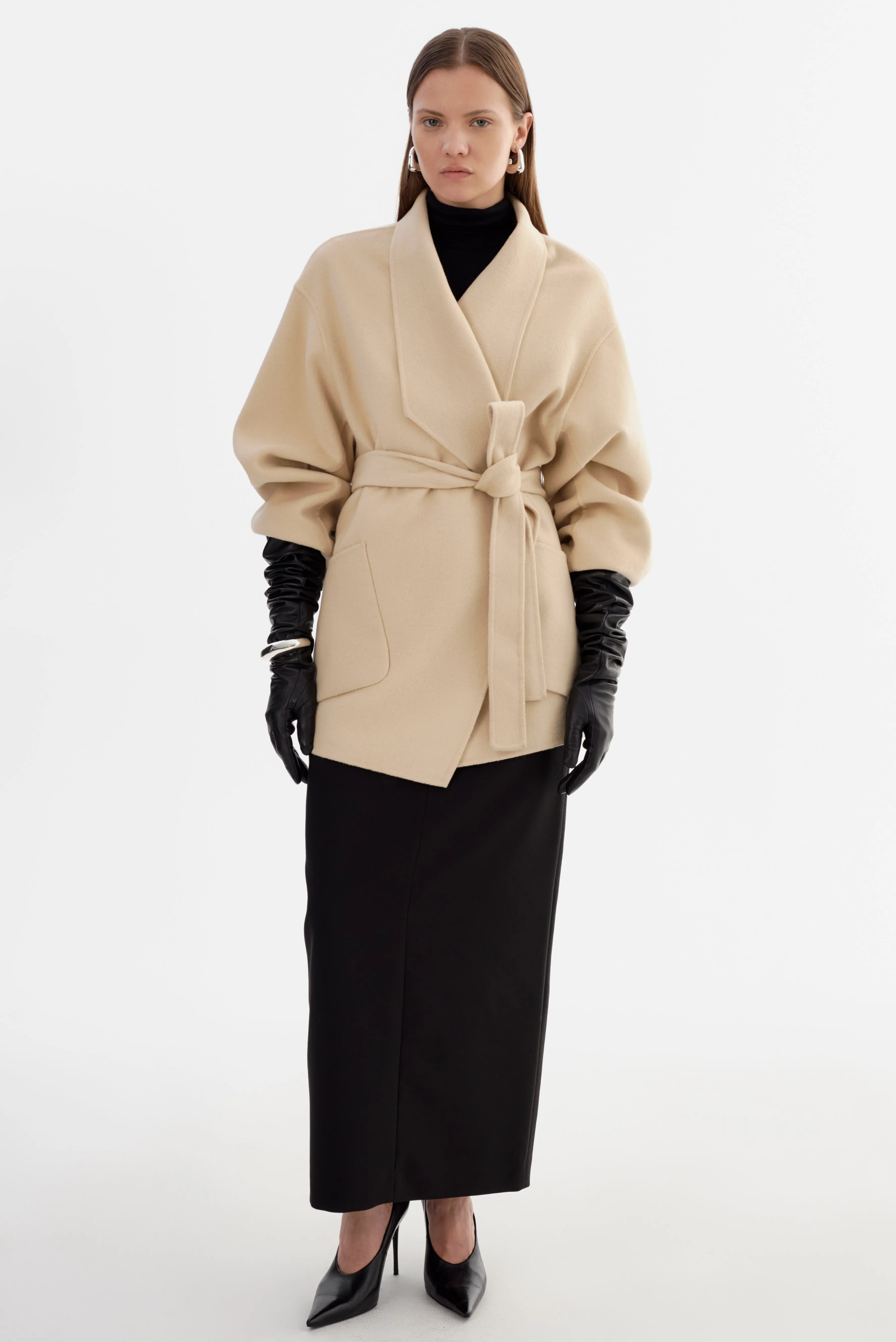 MEKIA | Double Face Wool Coat sold by LAMARQUE
