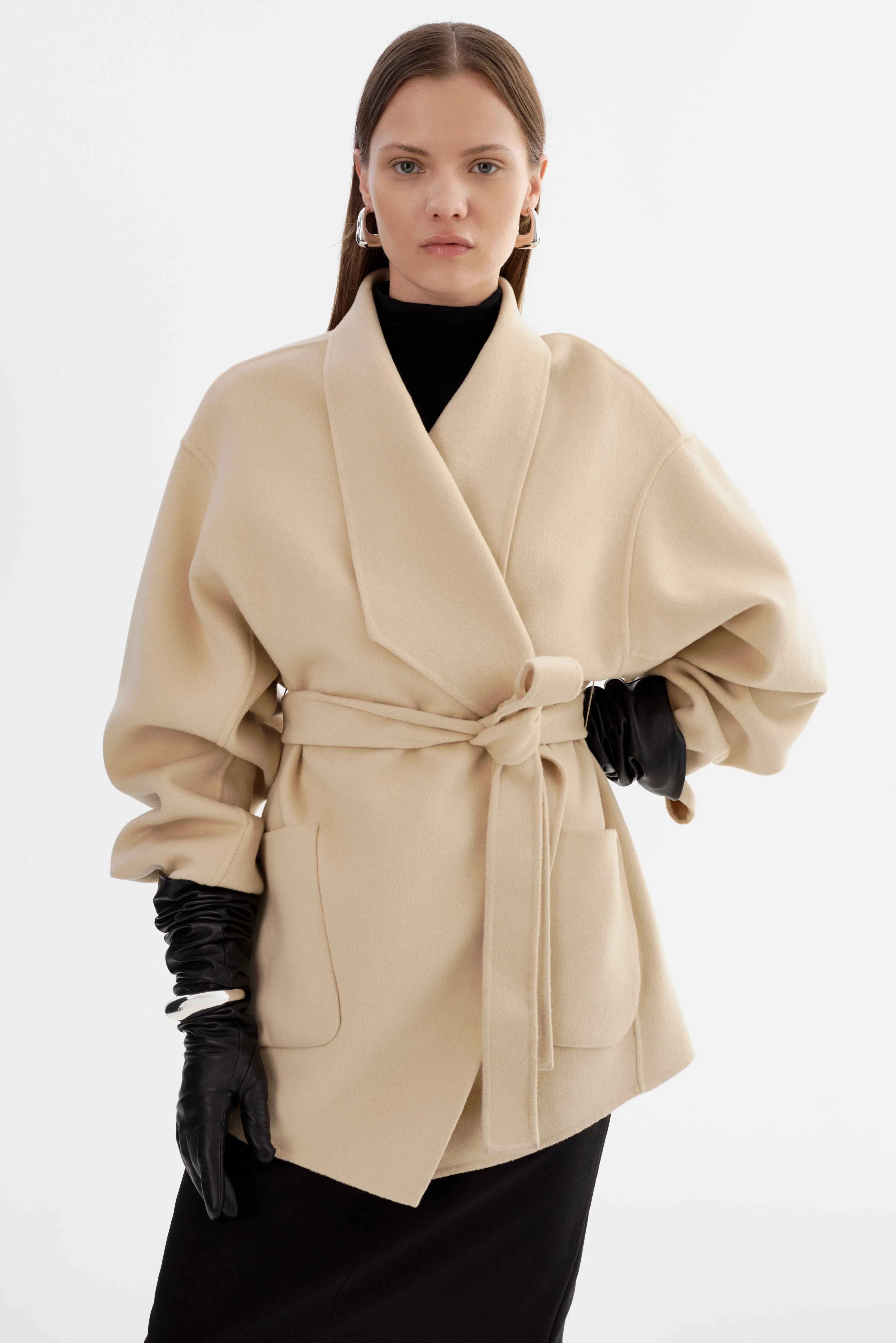 MEKIA | Double Face Wool Coat sold by LAMARQUE product image thumbnail 3