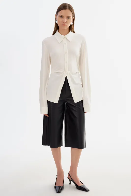 KAI | Fitted Knit Shirt sold by La Marque