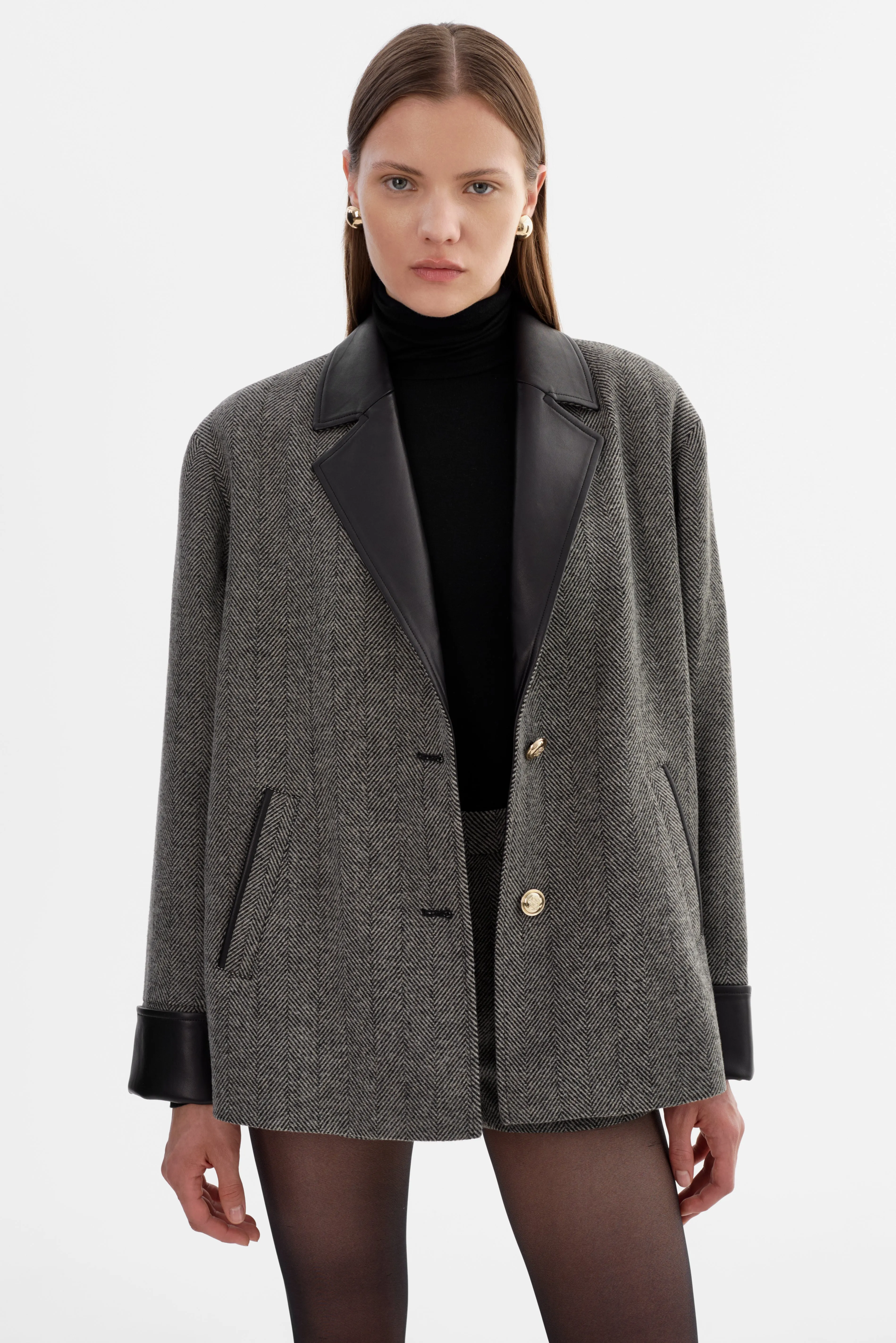 EVIE | Herringbone Blazer sold by LAMARQUE product image thumbnail 2