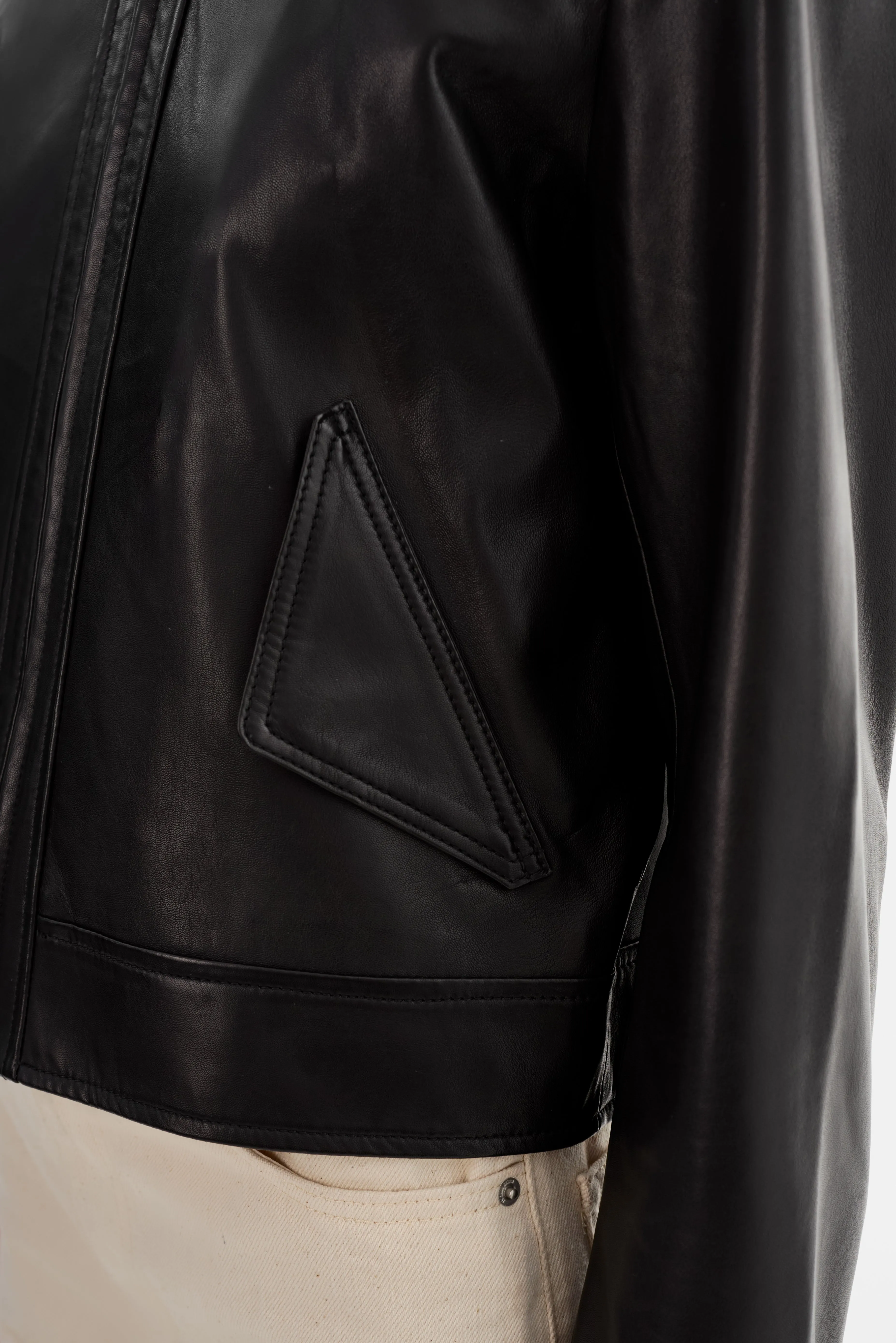 TESS | Leather Jacket sold by LAMARQUE product image thumbnail 4