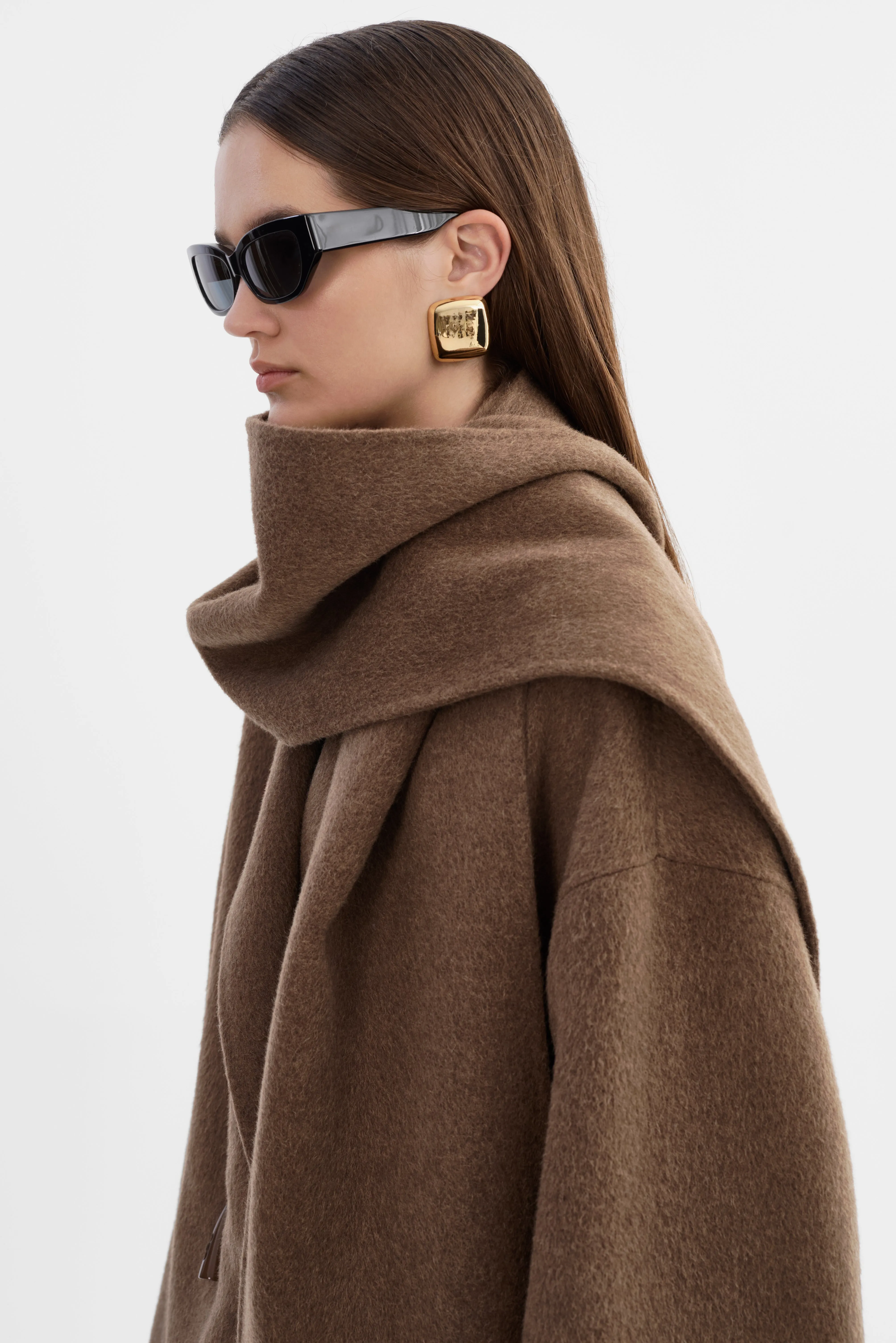 TWILA | Wool Scarf Coat sold by LAMARQUE product image thumbnail 3