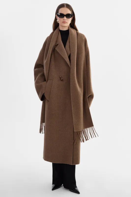 TWILA | Wool Scarf Coat sold by La Marque