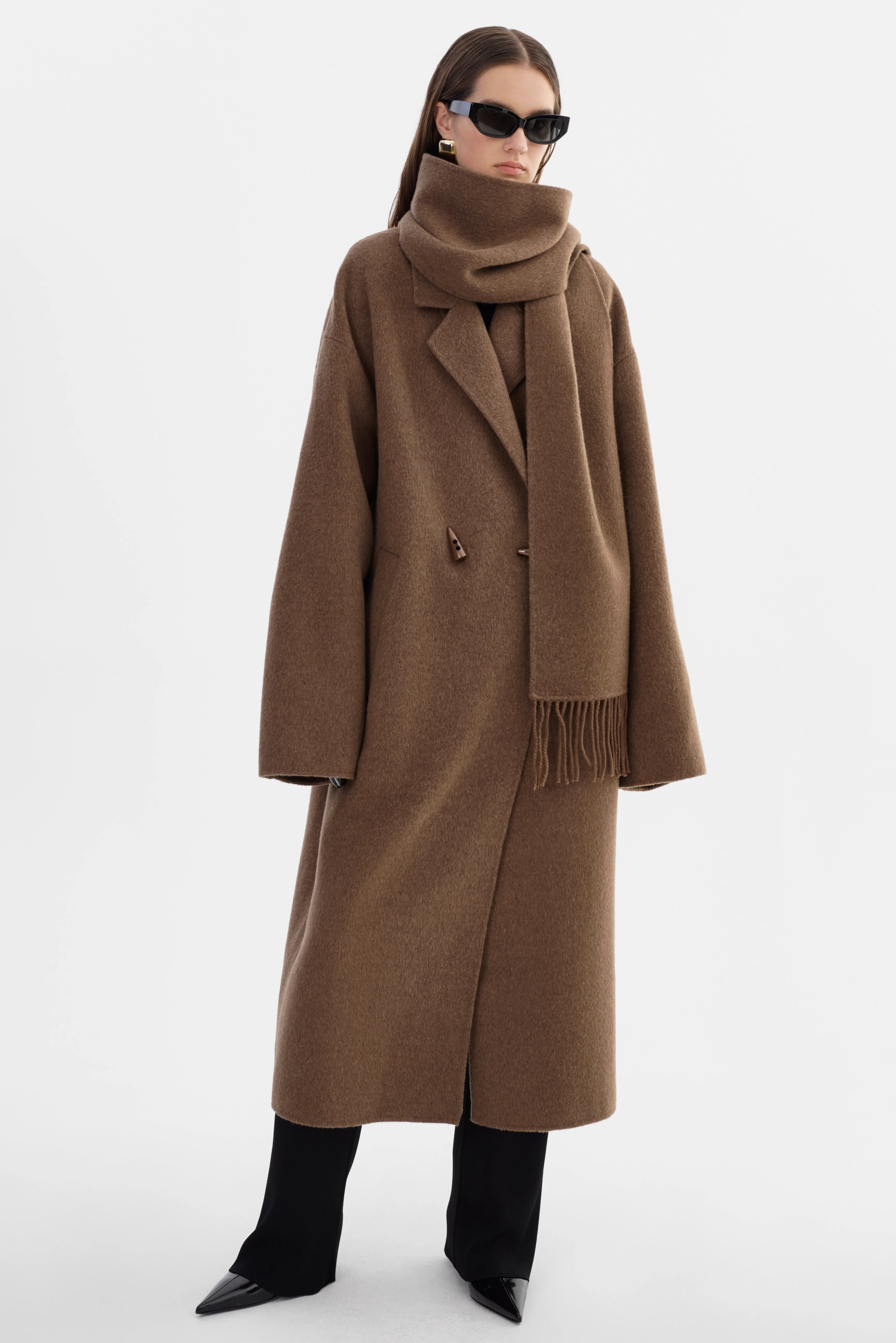 TWILA | Wool Scarf Coat sold by LAMARQUE product image thumbnail 5