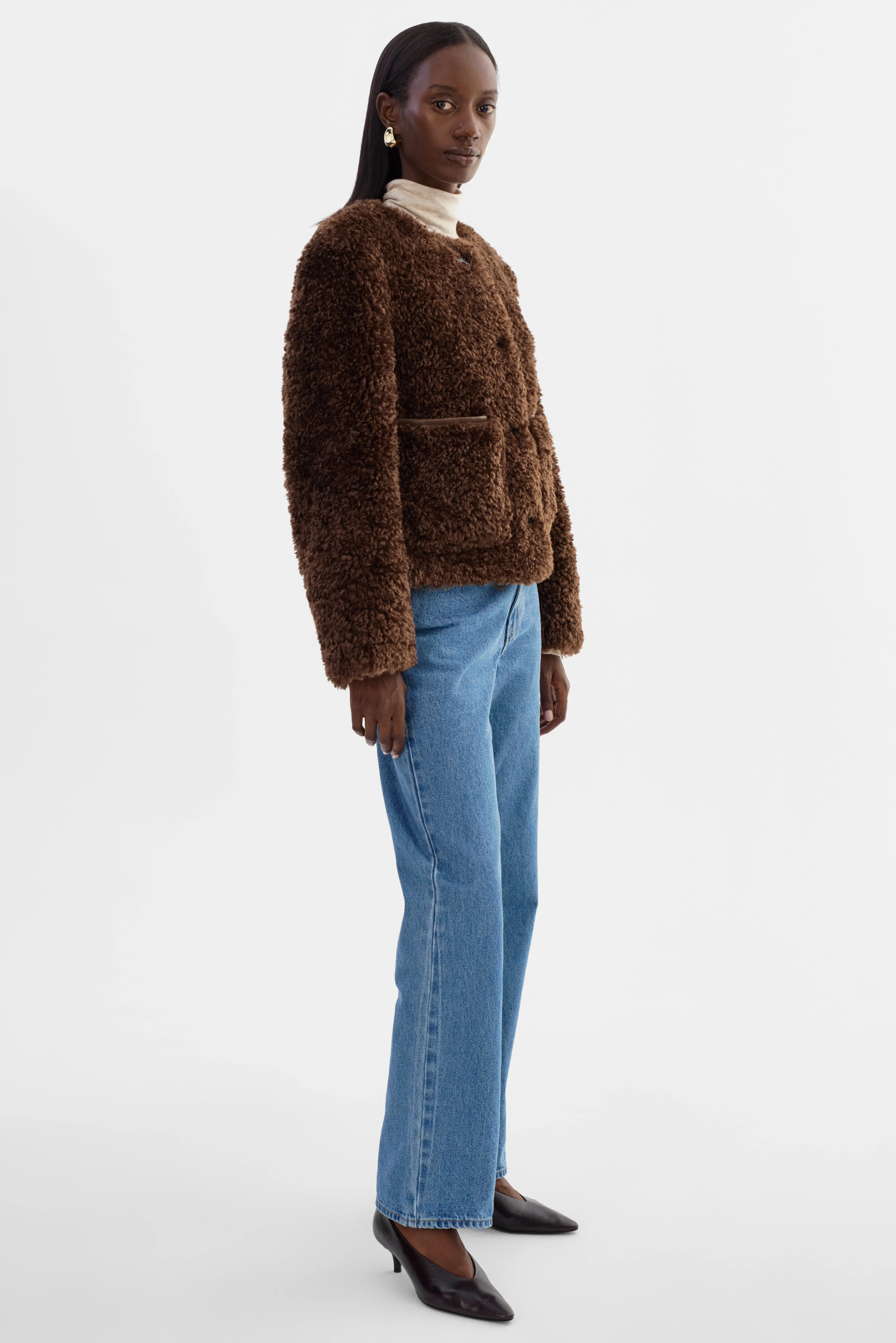 EMILIA | Sherpa Jacket sold by LAMARQUE product image thumbnail 5