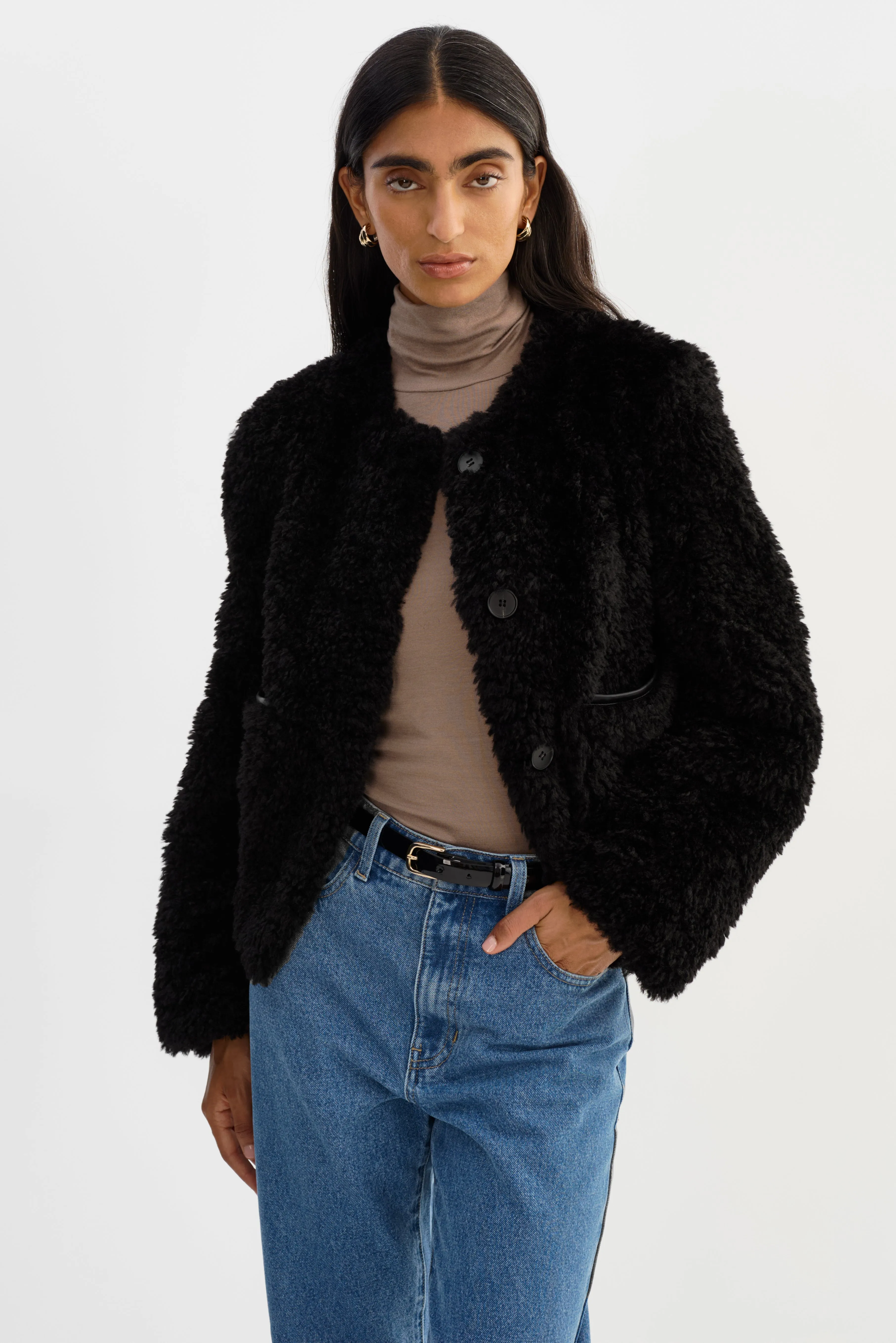EMILIA | Sherpa Jacket sold by LAMARQUE product image thumbnail 3